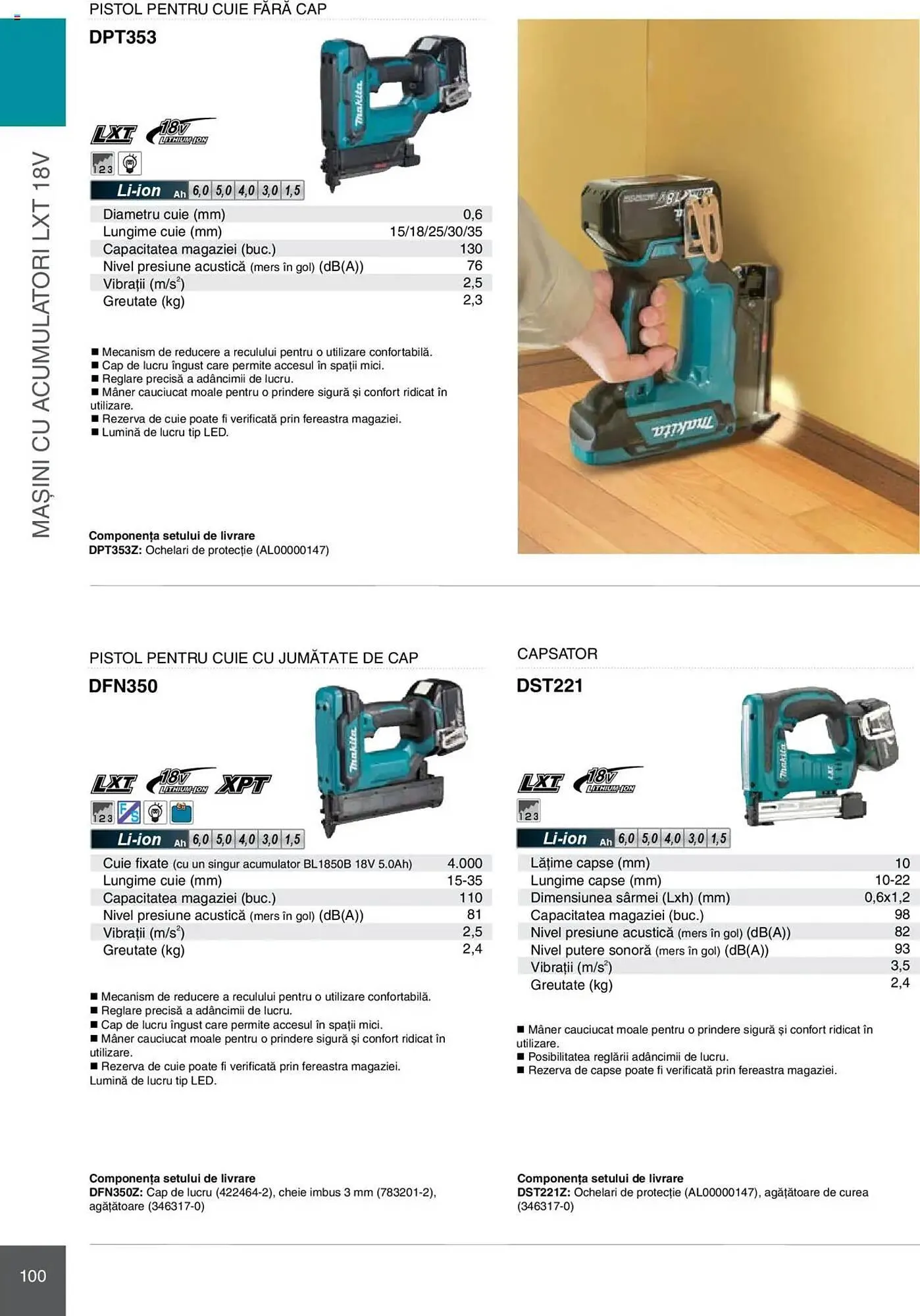 Catalog Catalog Makita de la 8 ianuarie până la 31 decembrie 2025 - Revista Pagina 100