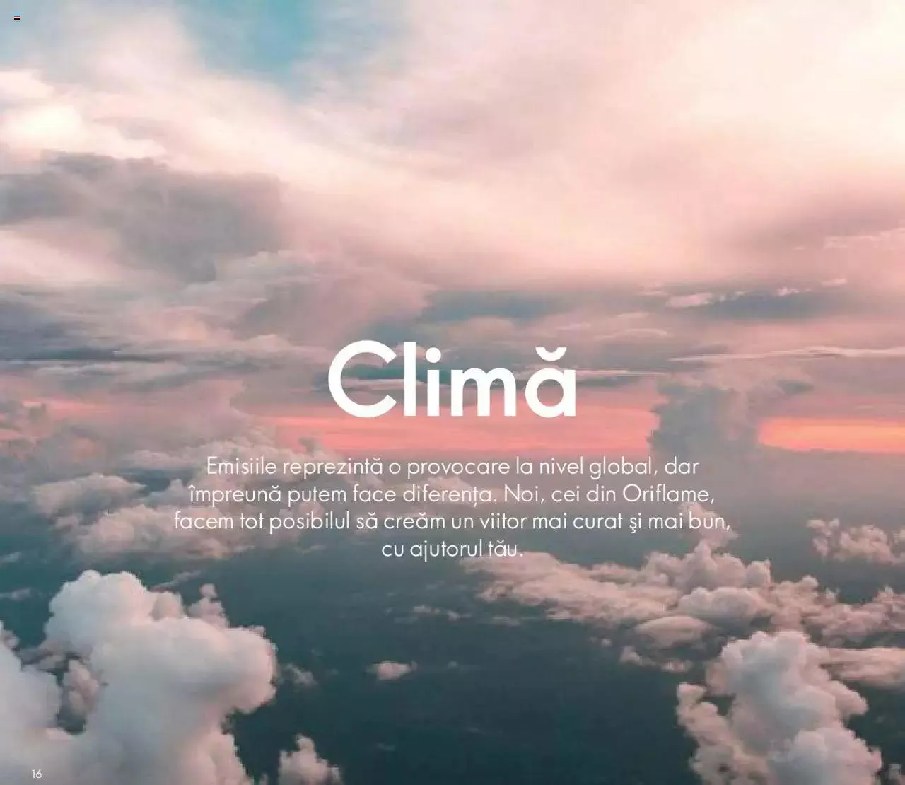 Catalog Oriflame catalog - Broșură Sustenabilitate de la 25 octombrie până la 31 decembrie 2023 - Revista Pagina 16