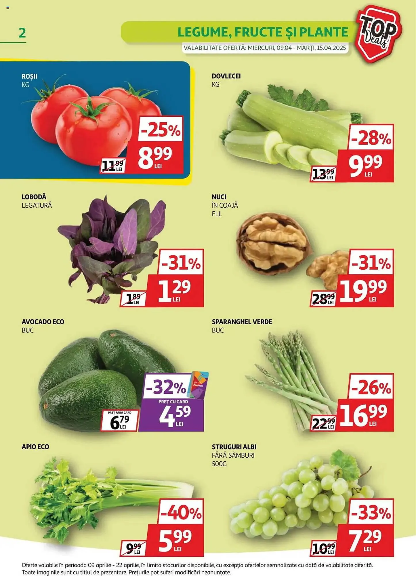 Catalog Catalog Auchan de la 9 aprilie până la 22 aprilie 2025 - Revista Pagina 2