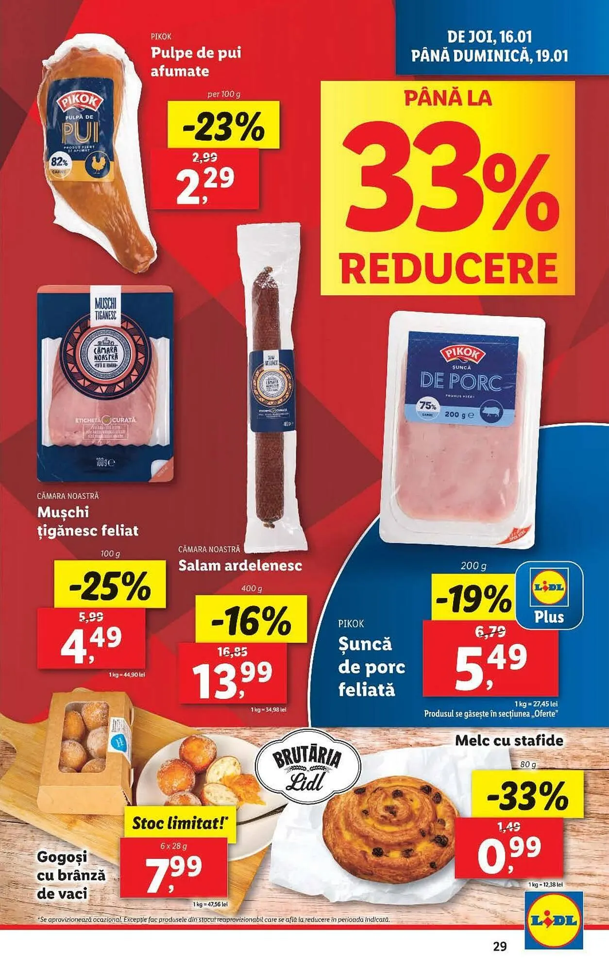 Catalog Catalog Lidl de la 13 ianuarie până la 19 ianuarie 2025 - Revista Pagina 29
