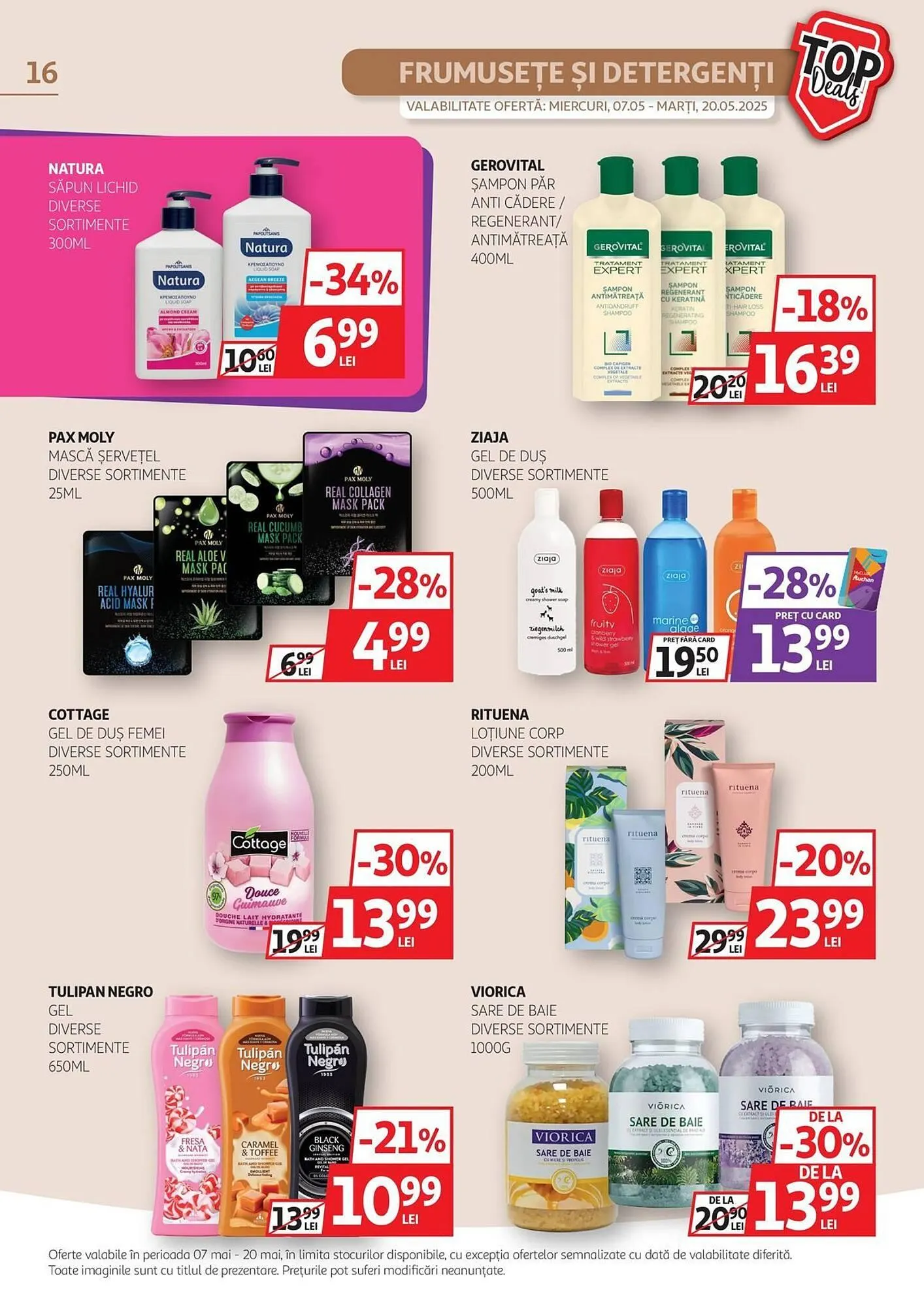 Catalog Catalog Auchan de la 7 mai până la 20 mai 2025 - Revista Pagina 16