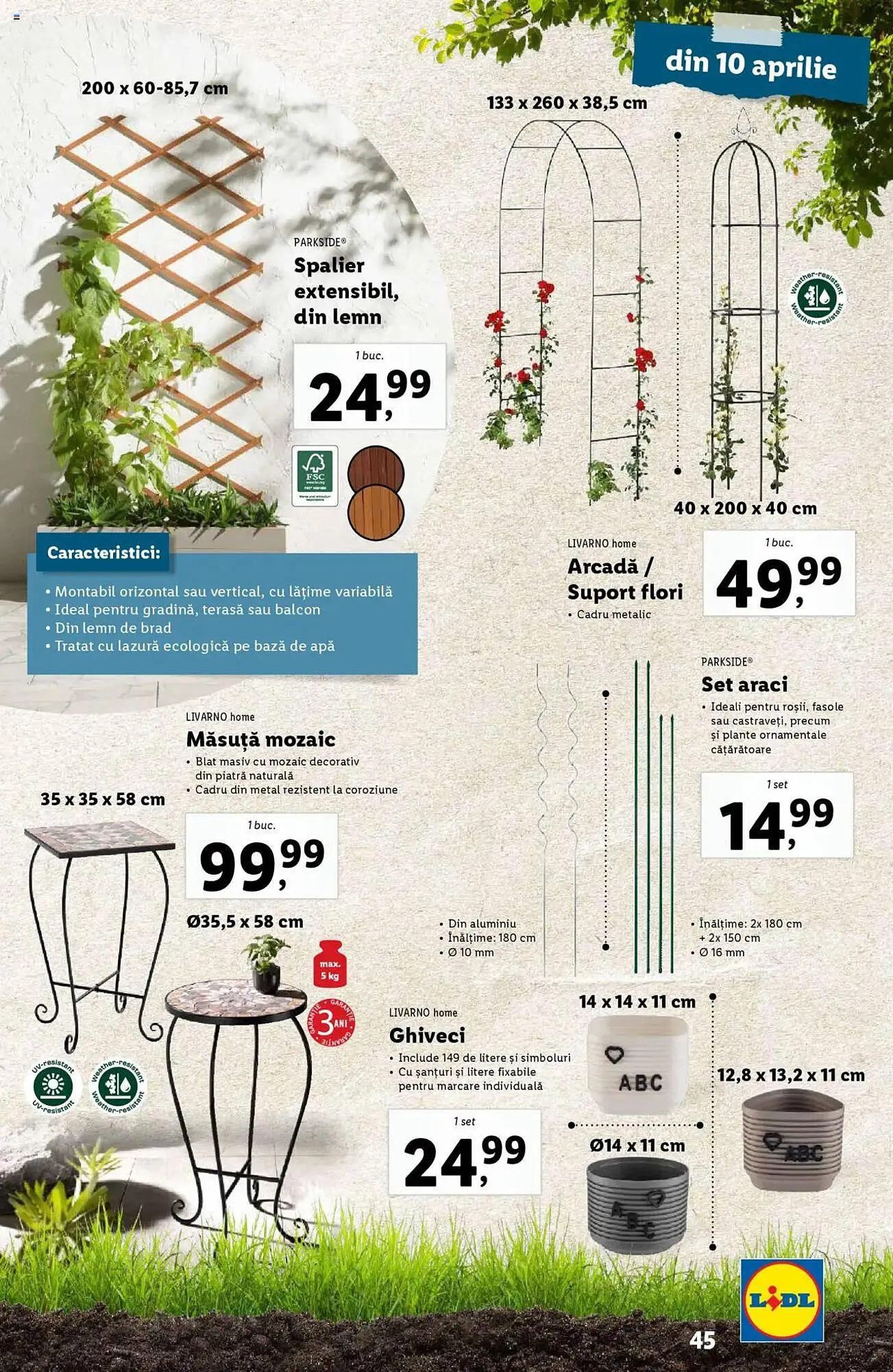 Catalog Catalog Lidl de la 24 februarie până la 13 aprilie 2025 - Revista Pagina 45