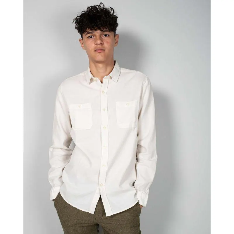 Camasa uni din bumbac cu buzunare 24KOS01034