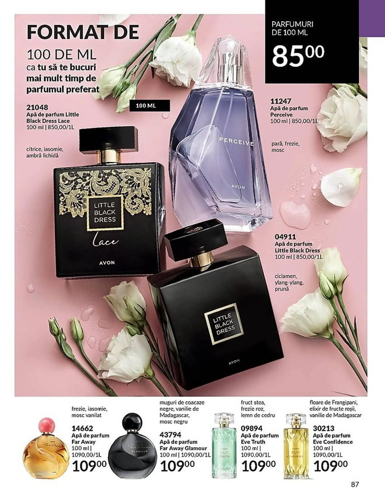 Catalog Avon catalog de la 1 septembrie până la 30 septembrie 2023 - Revista Pagina 87