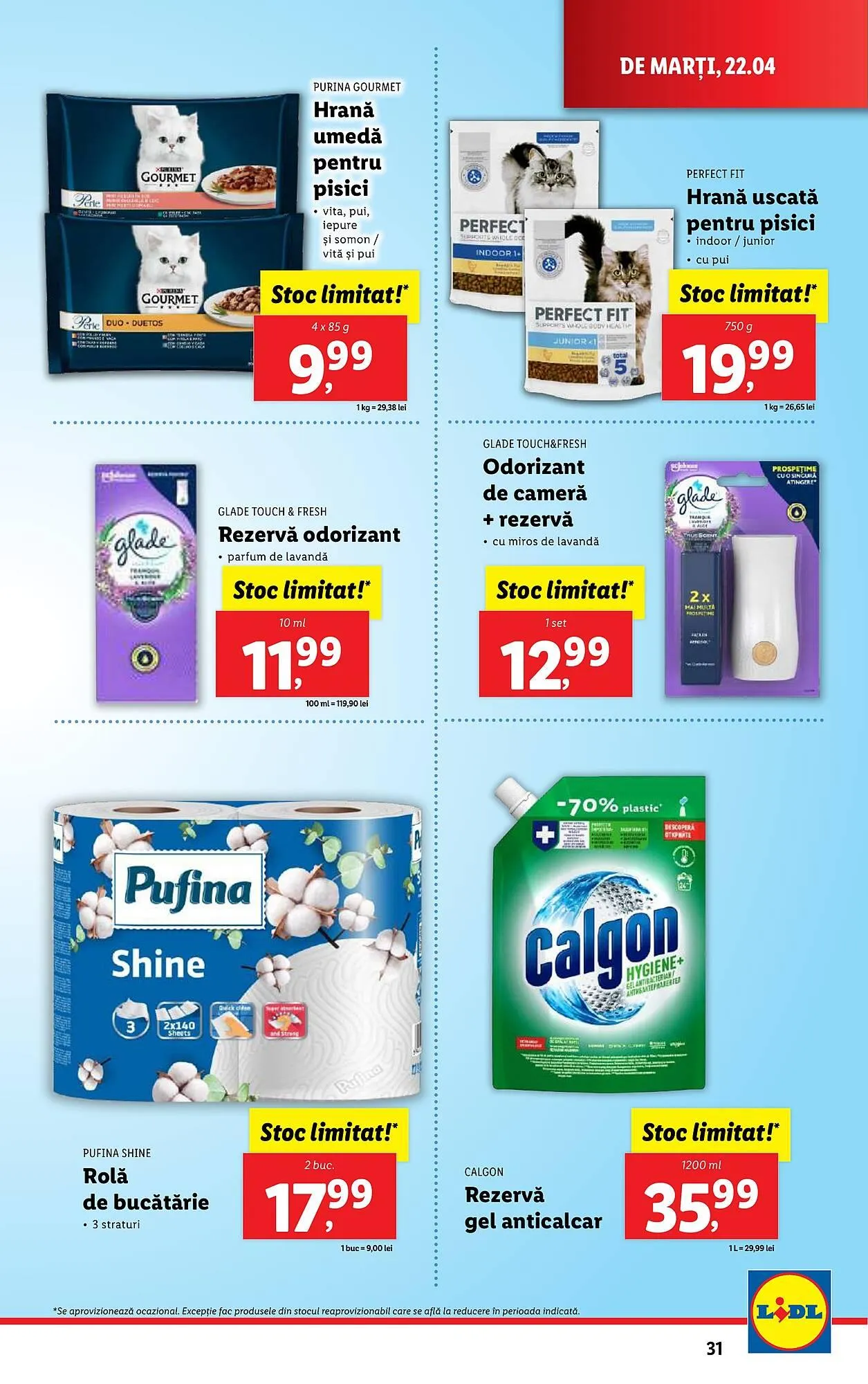 Catalog Catalog Lidl de la 22 aprilie până la 27 aprilie 2025 - Revista Pagina 31