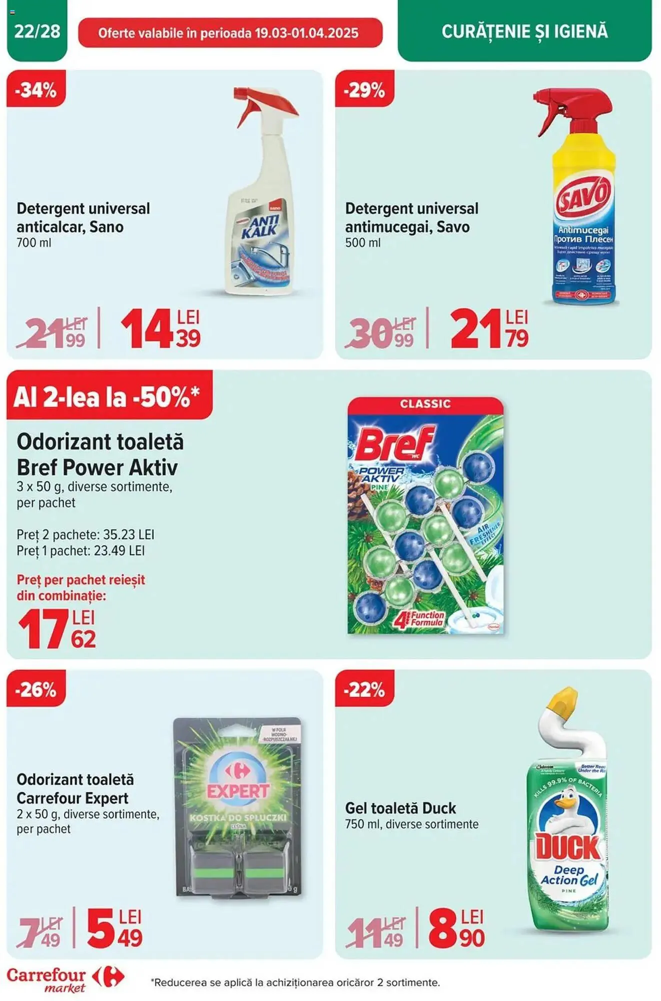 Catalog Catalog Carrefour de la 26 martie până la 1 aprilie 2025 - Revista Pagina 22