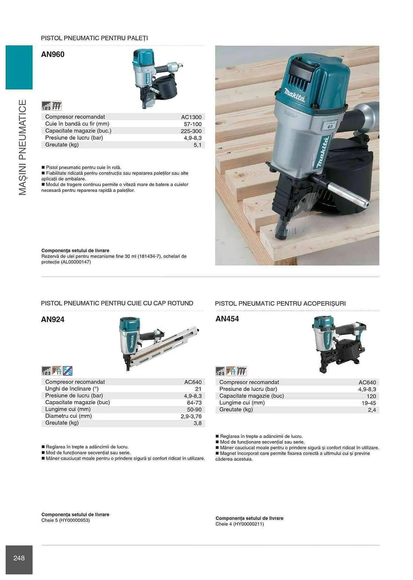 Catalog Makita catalog de la 1 ianuarie până la 31 decembrie 2023 - Revista Pagina 248