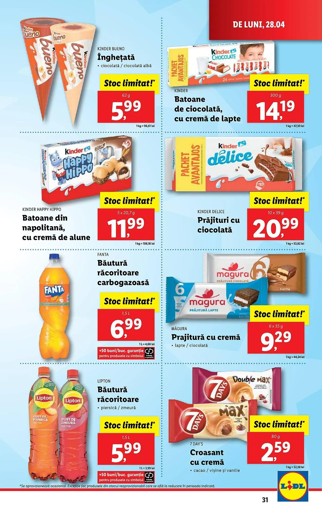 Catalog Catalog Lidl de la 22 aprilie până la 27 aprilie 2025 - Revista Pagina 31