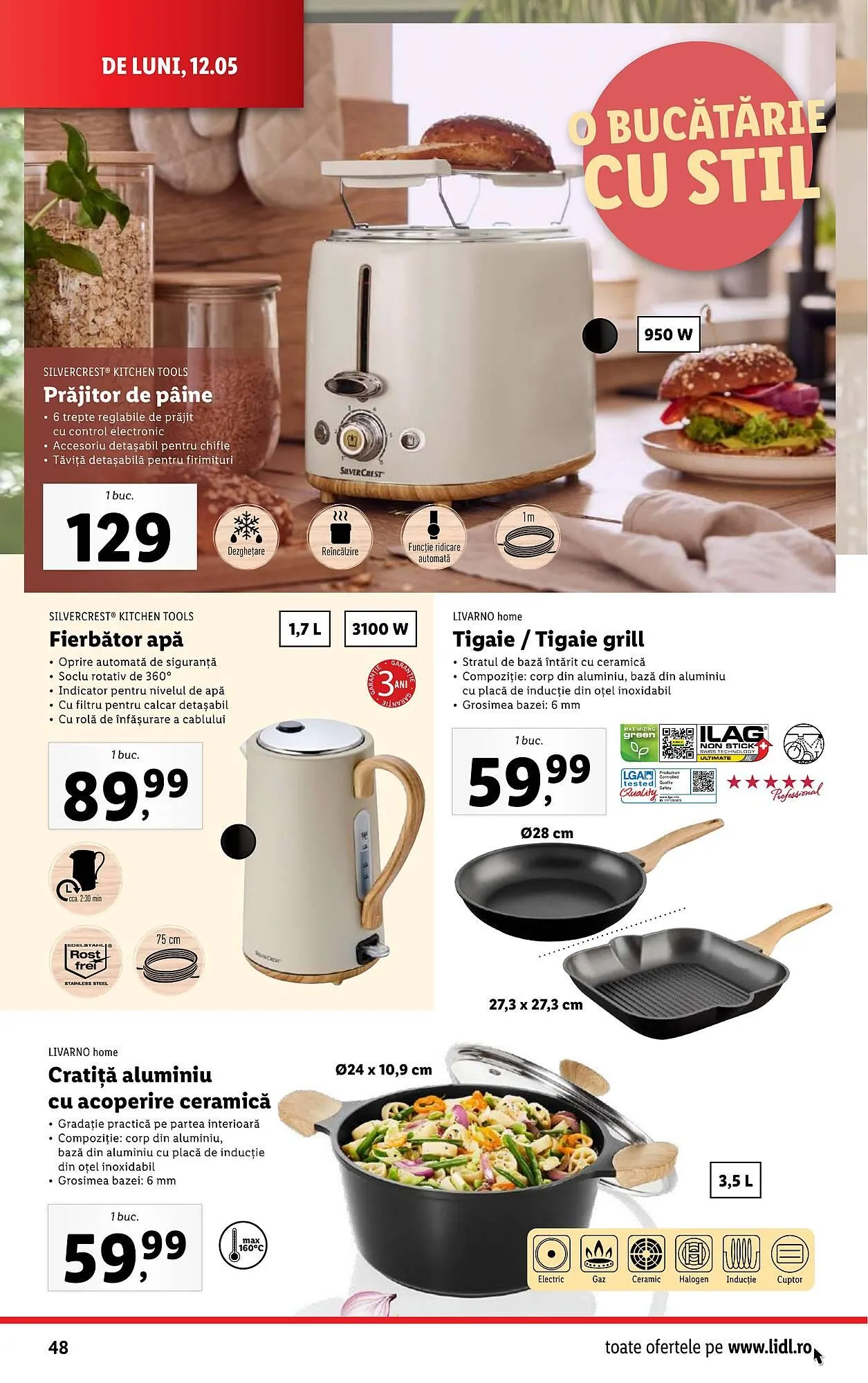 Catalog Catalog Lidl de la 12 mai până la 18 mai 2025 - Revista Pagina 48