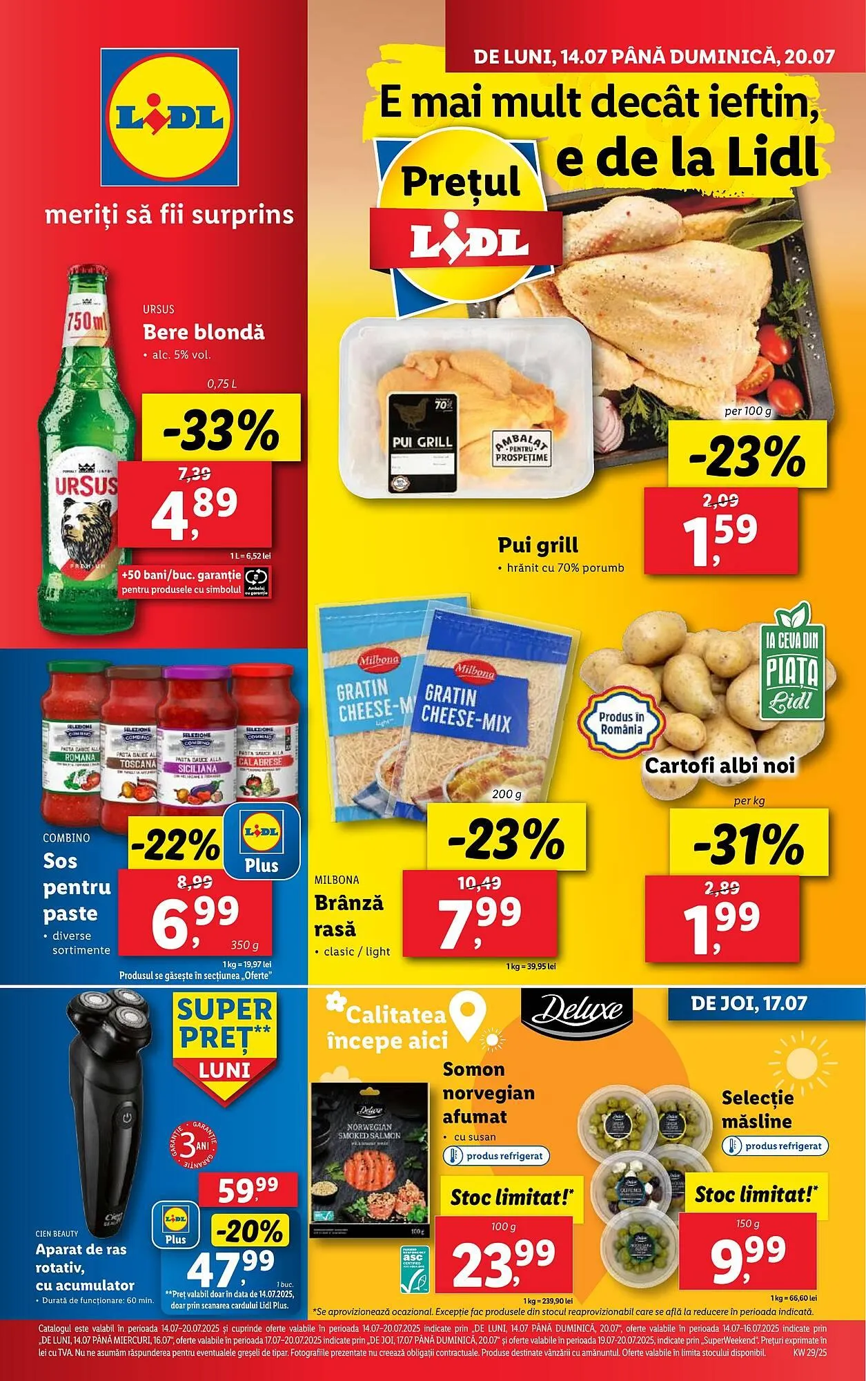 Catalog Catalog Lidl de la 14 iulie până la 20 iulie 2025 - Revista Pagina 1