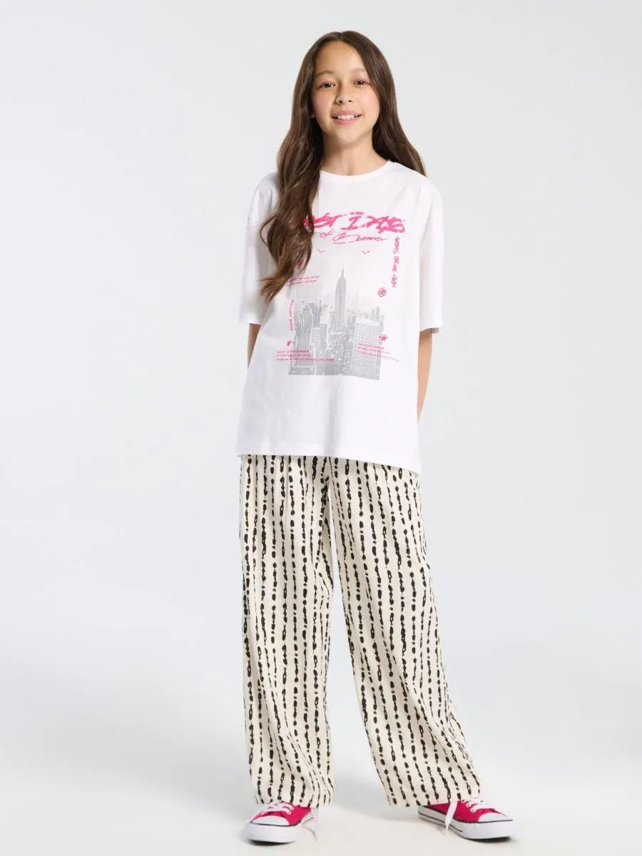 Pantaloni din vâscoză