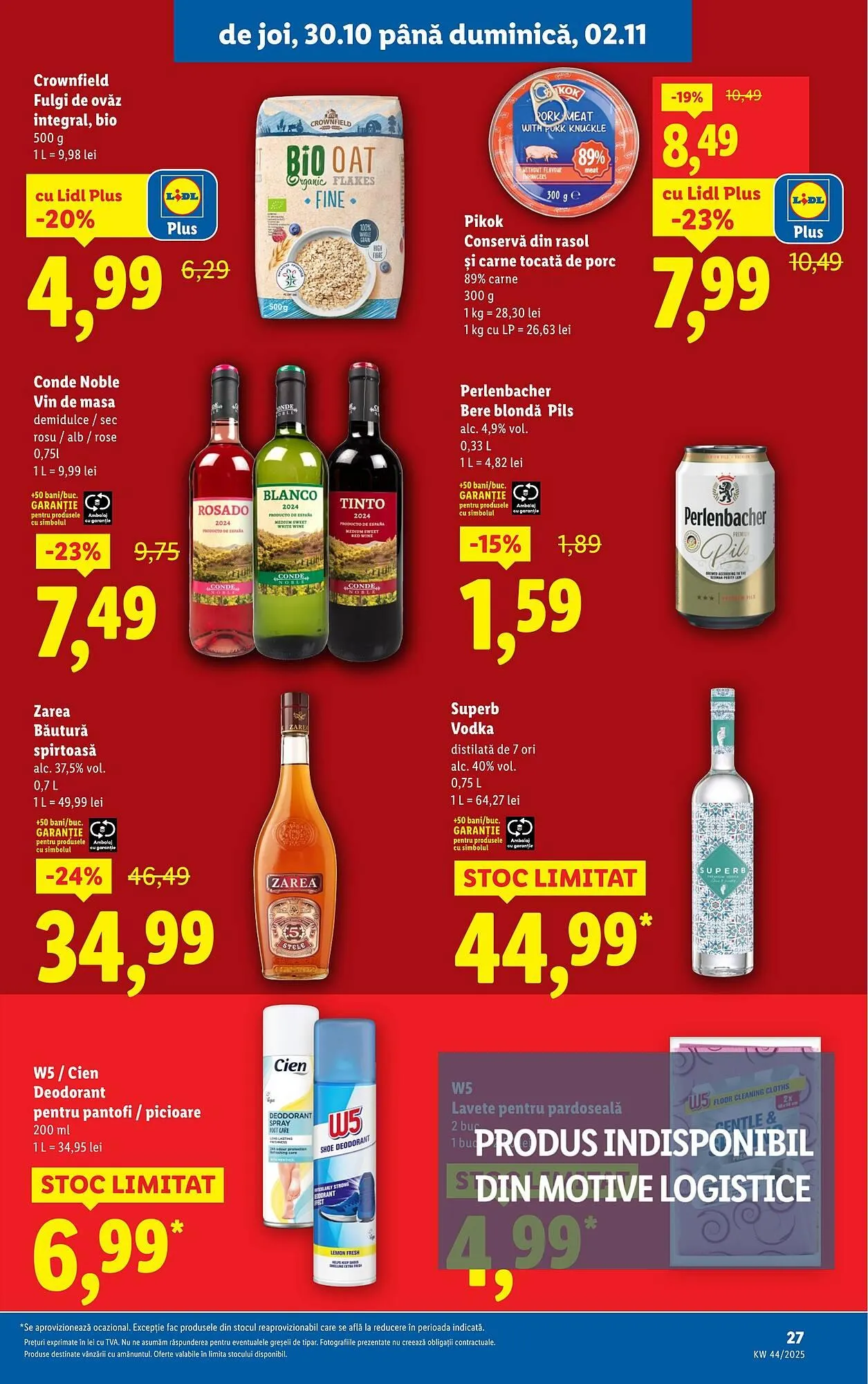 Catalog Catalog Lidl de la 27 octombrie până la 2 noiembrie 2025 - Revista Pagina 27