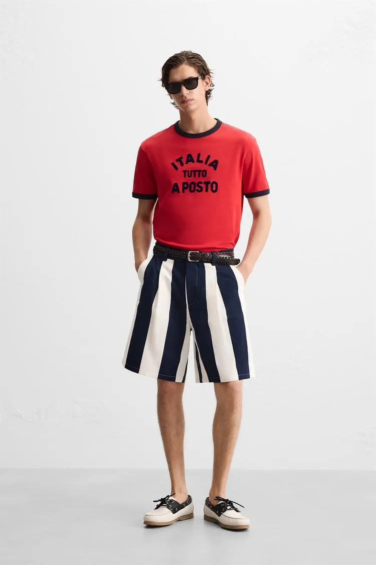 BERMUDE CU DUNGI ȘI PLIURI