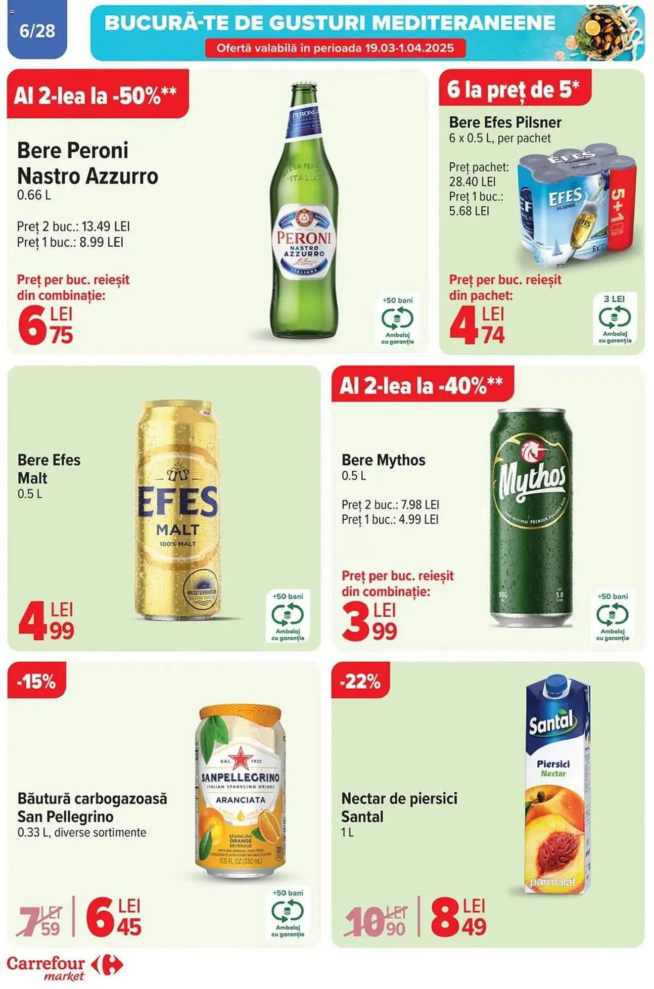 Catalog Catalog Carrefour de la 26 martie până la 1 aprilie 2025 - Revista Pagina 6