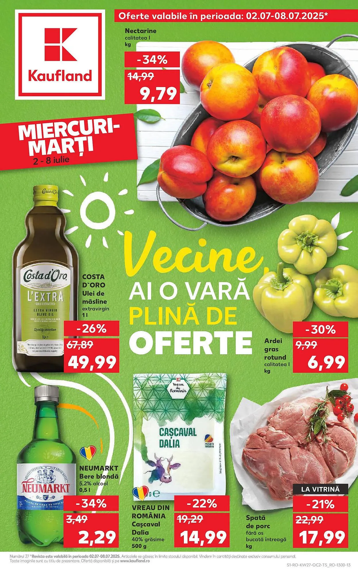 Catalog Catalog Kaufland de la 30 iunie până la 8 iulie 2025 - Revista Pagina 1