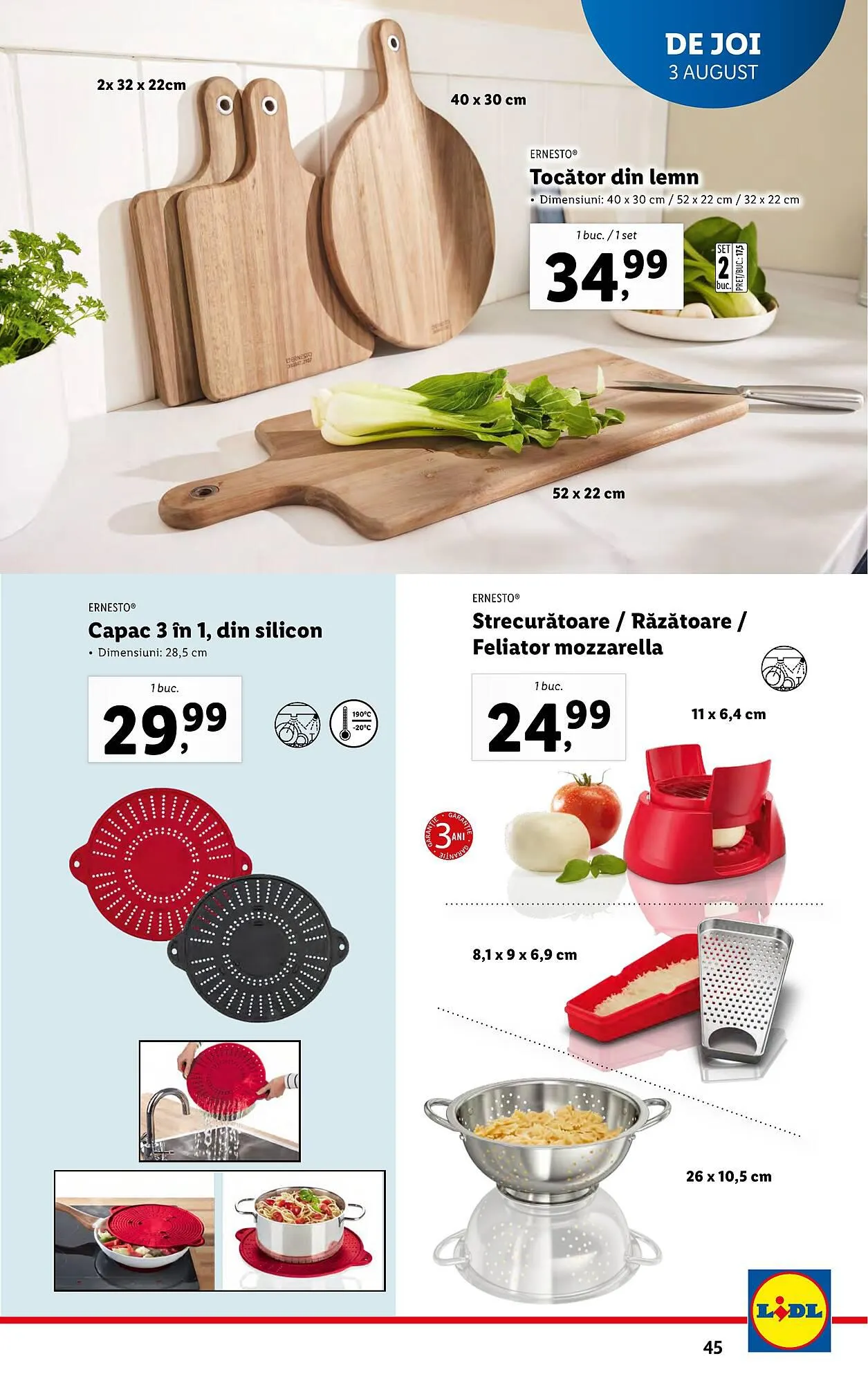 Catalog Lidl catalog de la 31 iulie până la 6 august 2023 - Revista Pagina 45