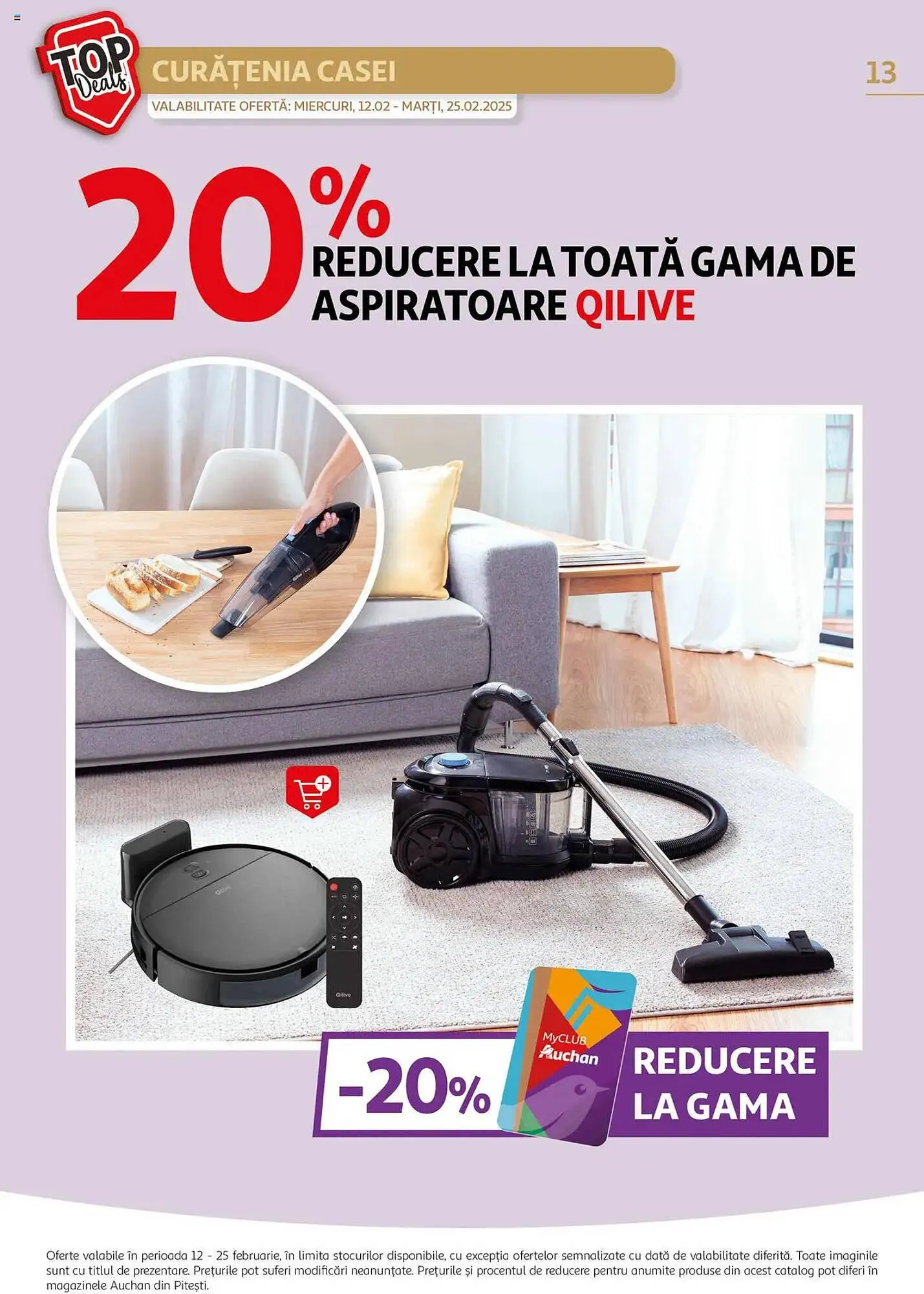 Catalog Catalog Auchan de la 12 februarie până la 25 februarie 2025 - Revista Pagina 13