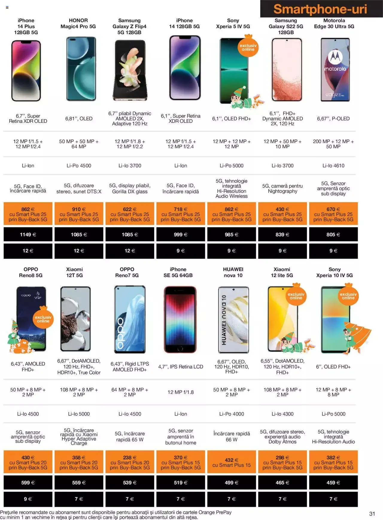 Catalog Orange - Catalog nou de la 21 decembrie până la 31 decembrie 2023 - Revista Pagina 31