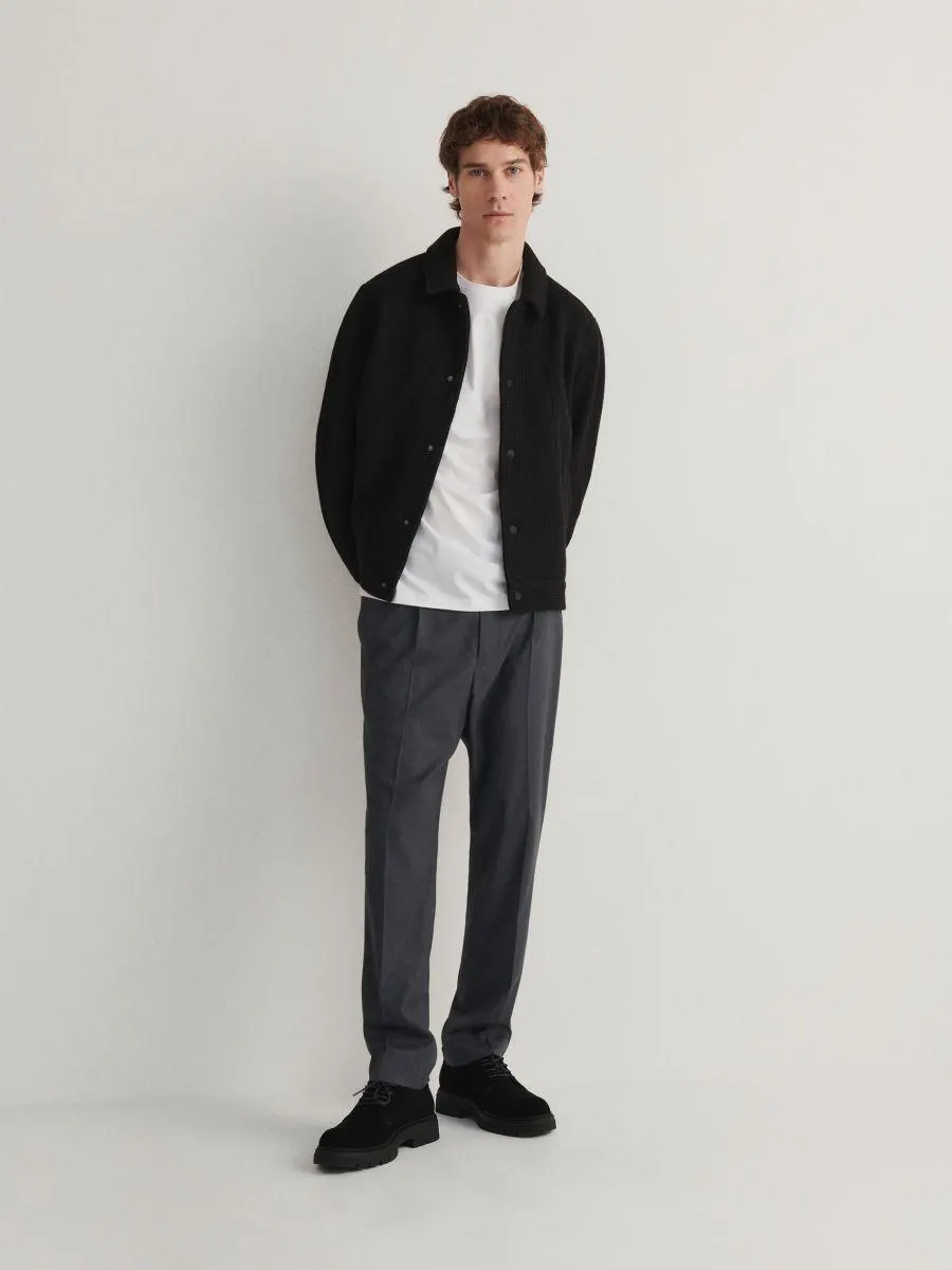 Geacă cu adaos de lână