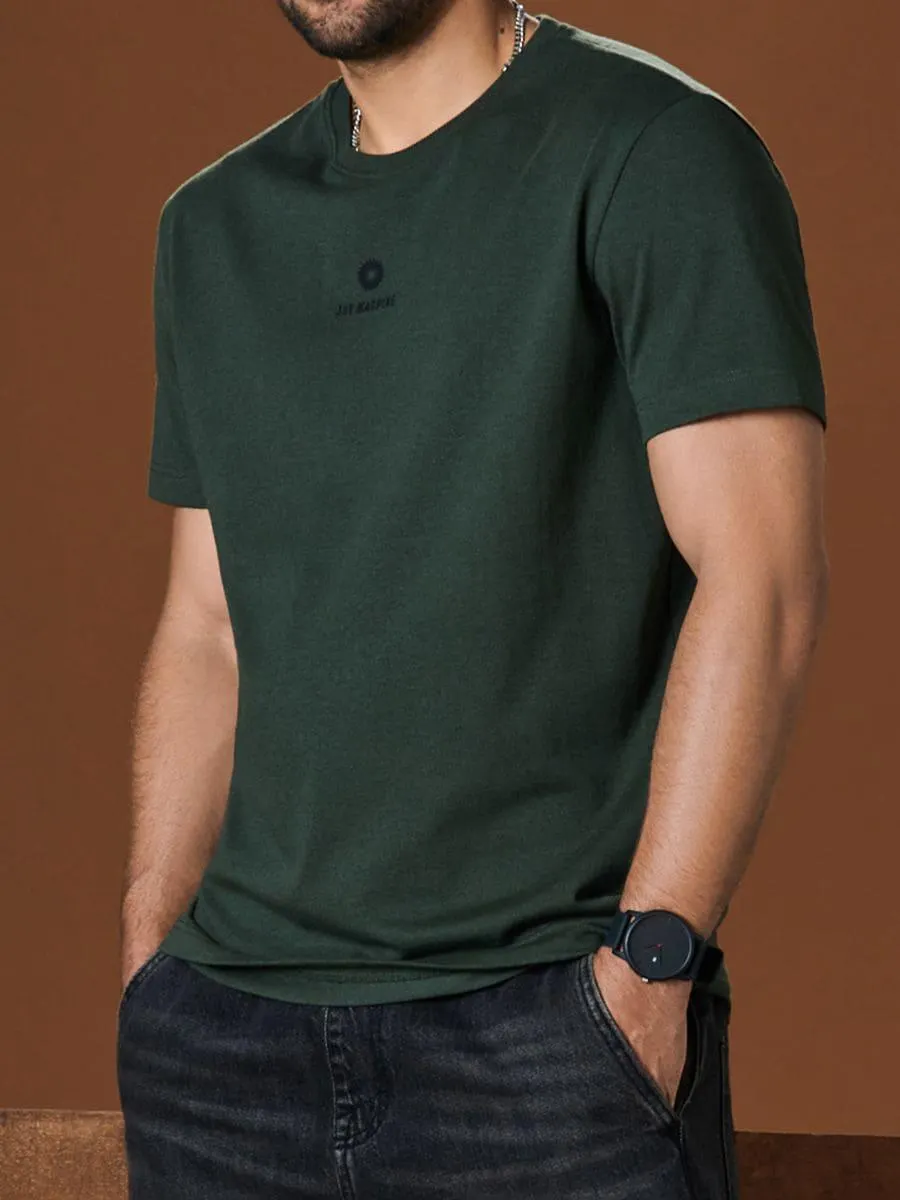 Tricou cu imprimeu decorativ