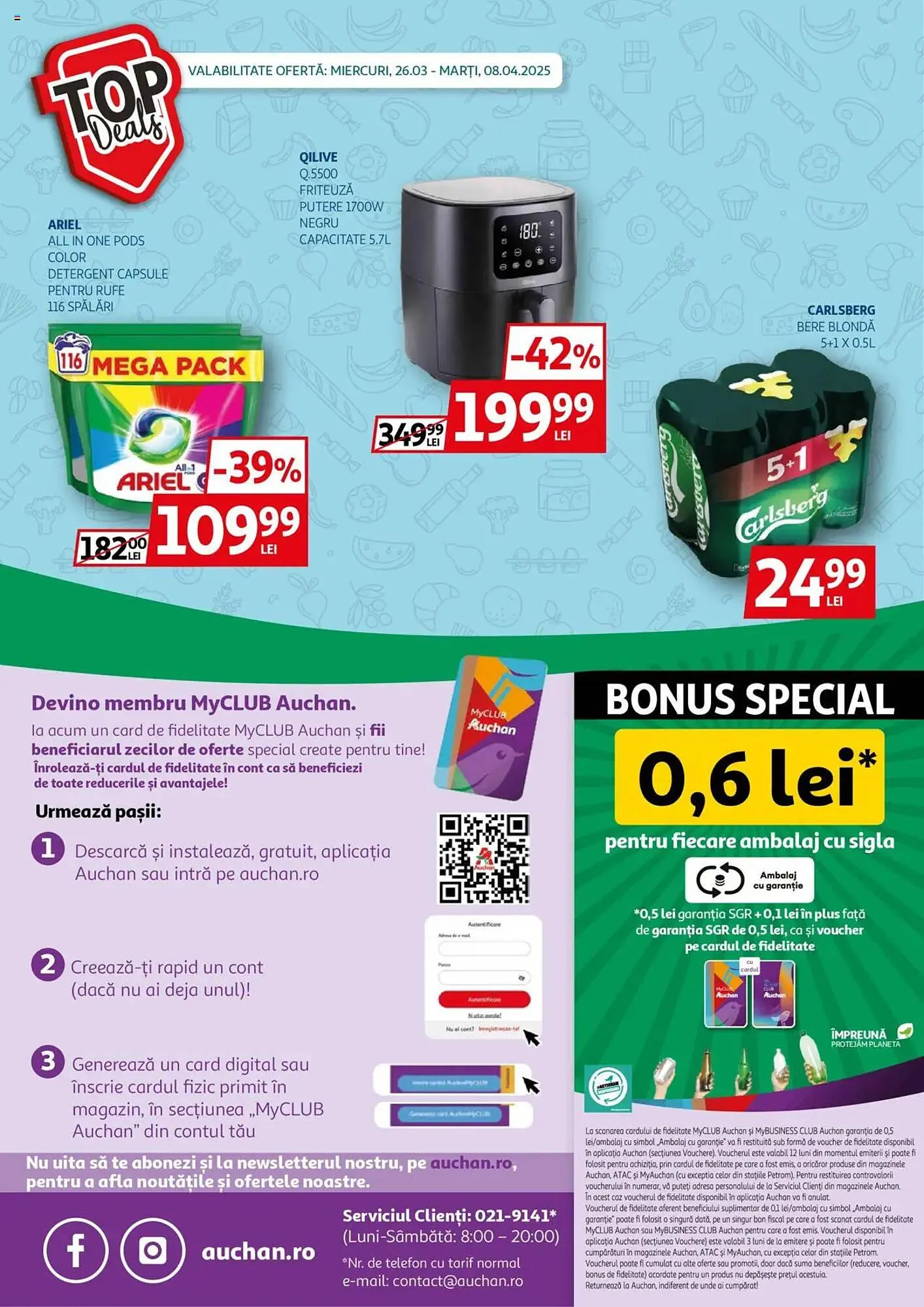 Catalog Catalog Auchan de la 26 martie până la 8 aprilie 2025 - Revista Pagina 28