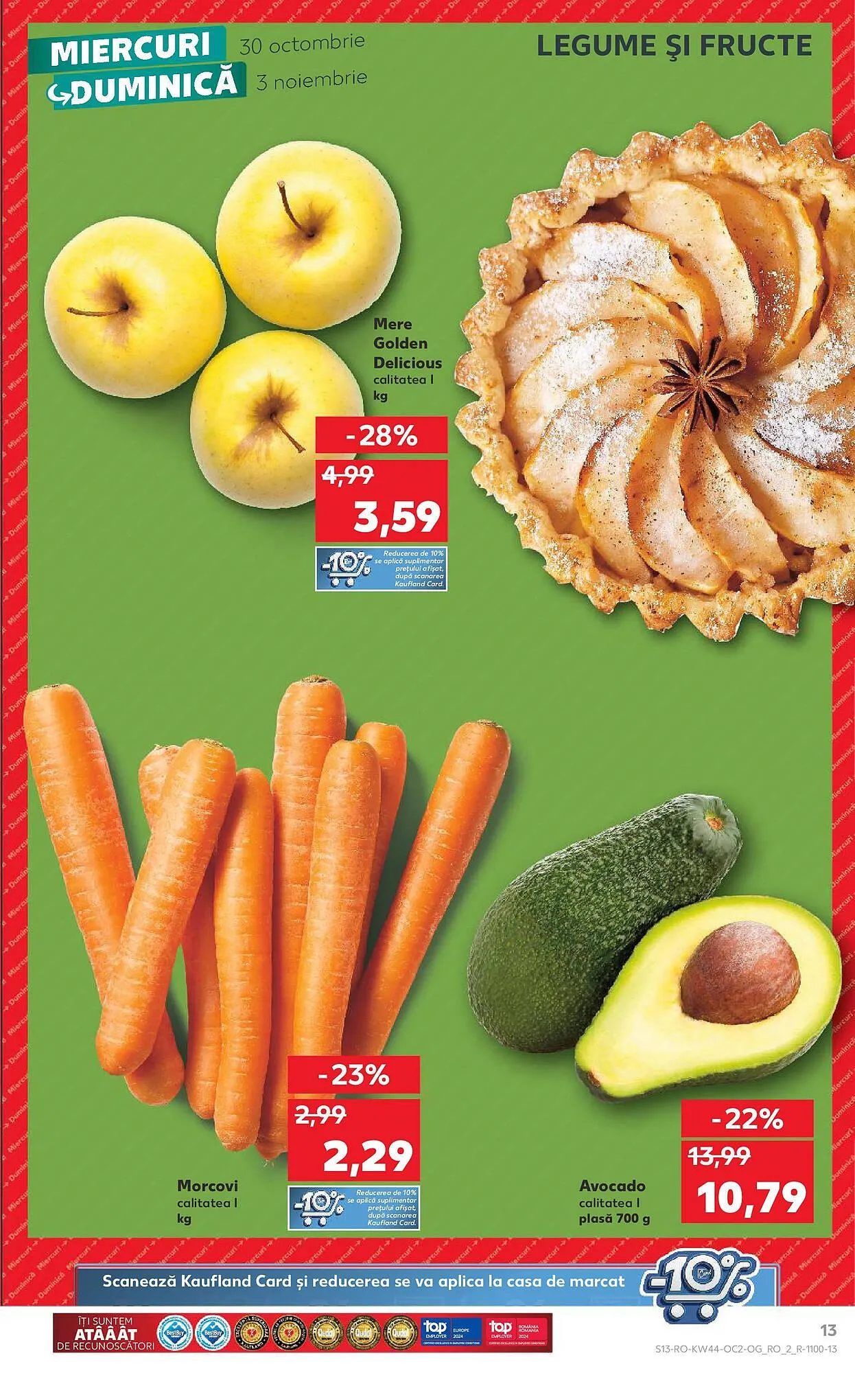 Catalog Catalog Kaufland de la 29 octombrie până la 3 noiembrie 2024 - Revista Pagina 13