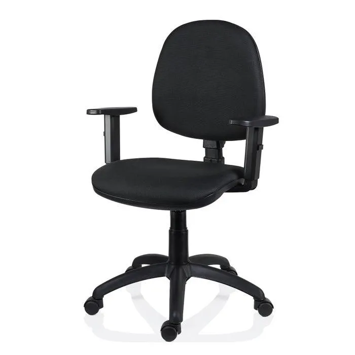 Scaun birou ergonomic 1040 GLX, rotativ, textil, negru