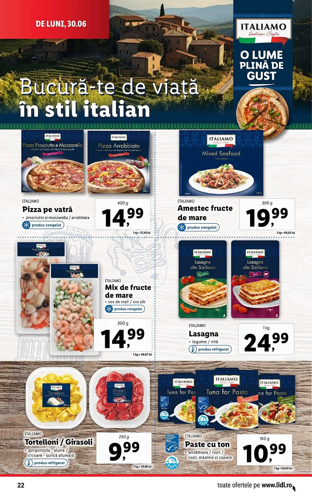 Catalog Catalog Lidl de la 30 iunie până la 6 iulie 2025 - Revista Pagina 22