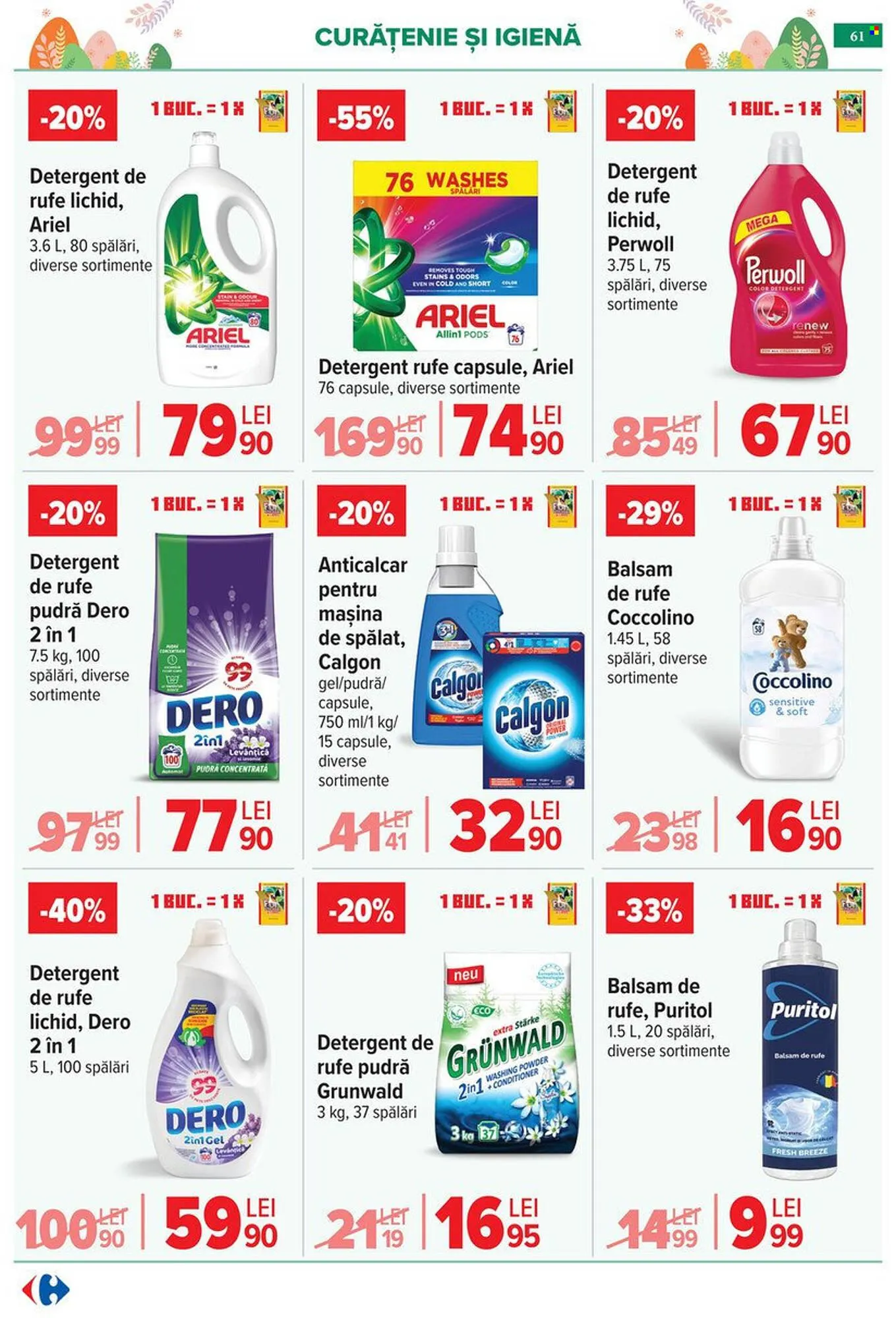 Catalog Catalog Carrefour de la 25 martie până la 5 aprilie 2026 - Revista Pagina 65