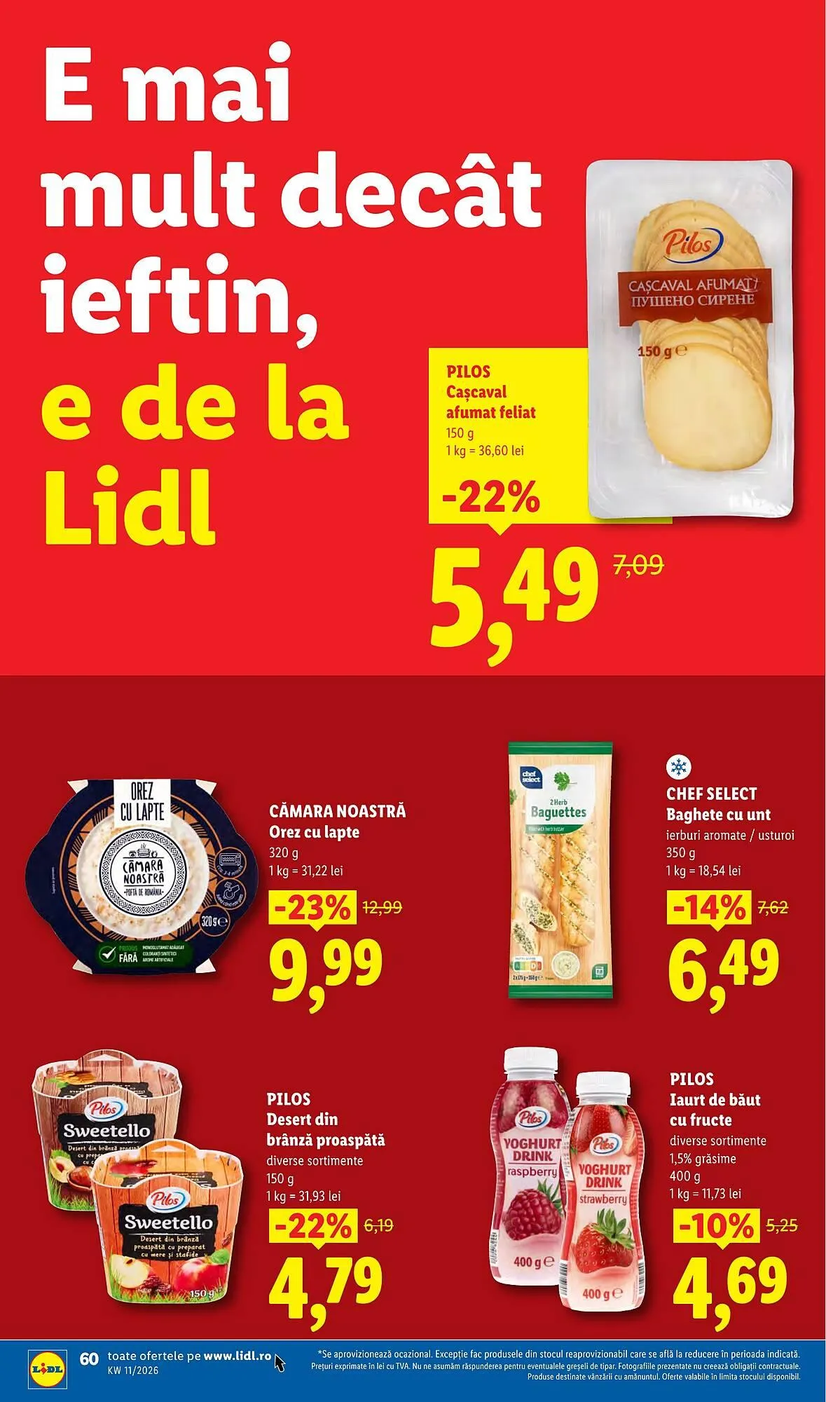 Catalog Catalog Lidl de la 9 martie până la 15 martie 2026 - Revista Pagina 60