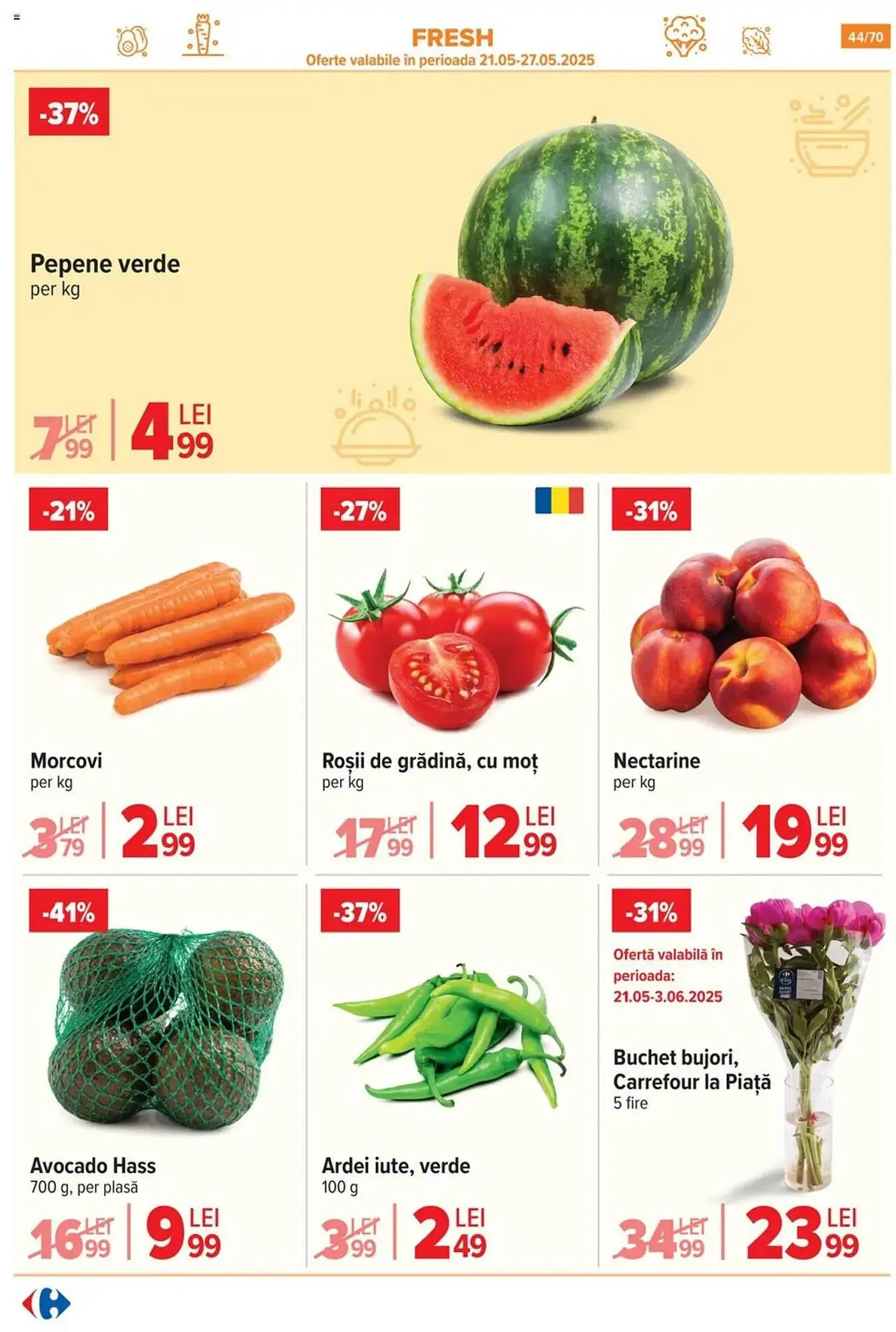 Catalog Catalog Carrefour de la 20 mai până la 3 iunie 2025 - Revista Pagina 44
