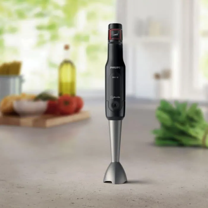 Mixer vertical Philips Viva Collection HR2621/90, 800 W, SpeedTouch, Viteza variabila + functie Turbo, Tocator XL, Tel, Negru