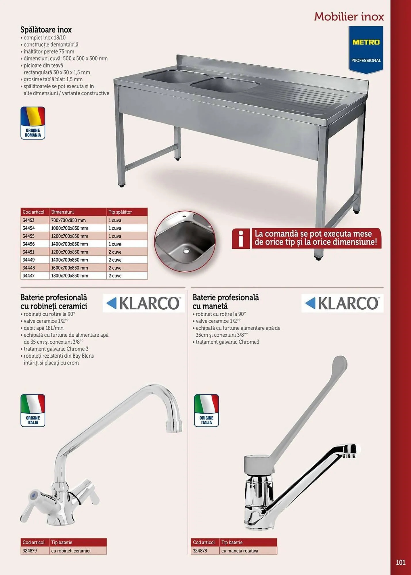 Catalog Сatalog Metro de la 15 ianuarie până la 31 decembrie 2024 - Revista Pagina 101