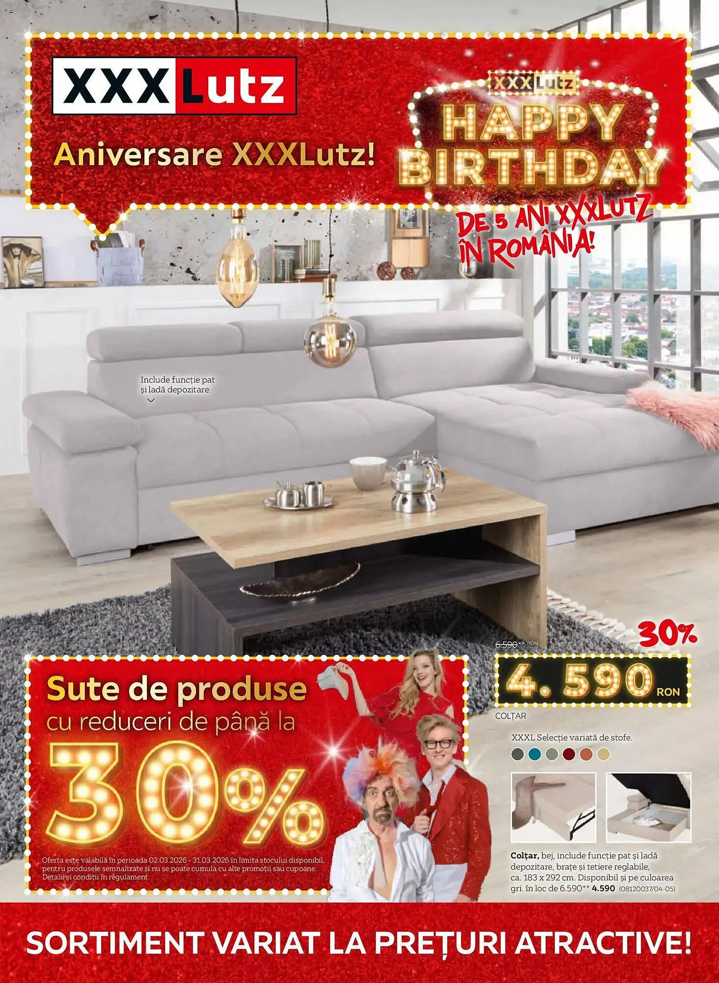 Catalog Catalog XXXLutz de la 16 martie până la 5 aprilie 2026 - Revista Pagina 1
