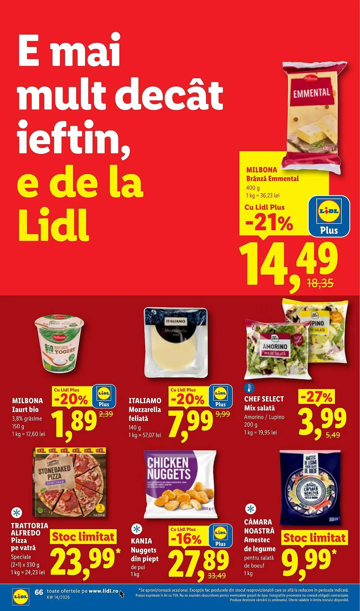 Catalog Catalog Lidl de la 30 martie până la 5 aprilie 2026 - Revista Pagina 66
