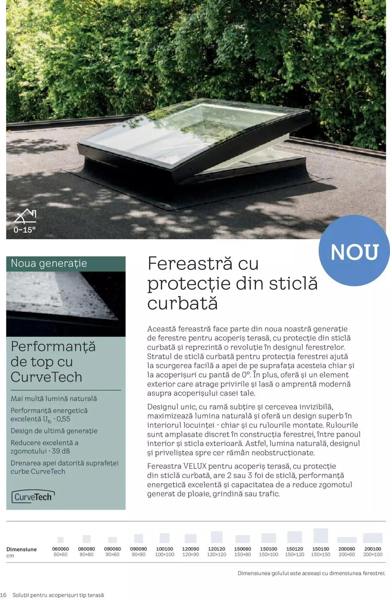 Catalog Velux catalog - Noua Generație De Ferestre Velux Pentru Acoperiș Terasă de la 1 septembrie până la 31 decembrie 2023 - Revista Pagina 16