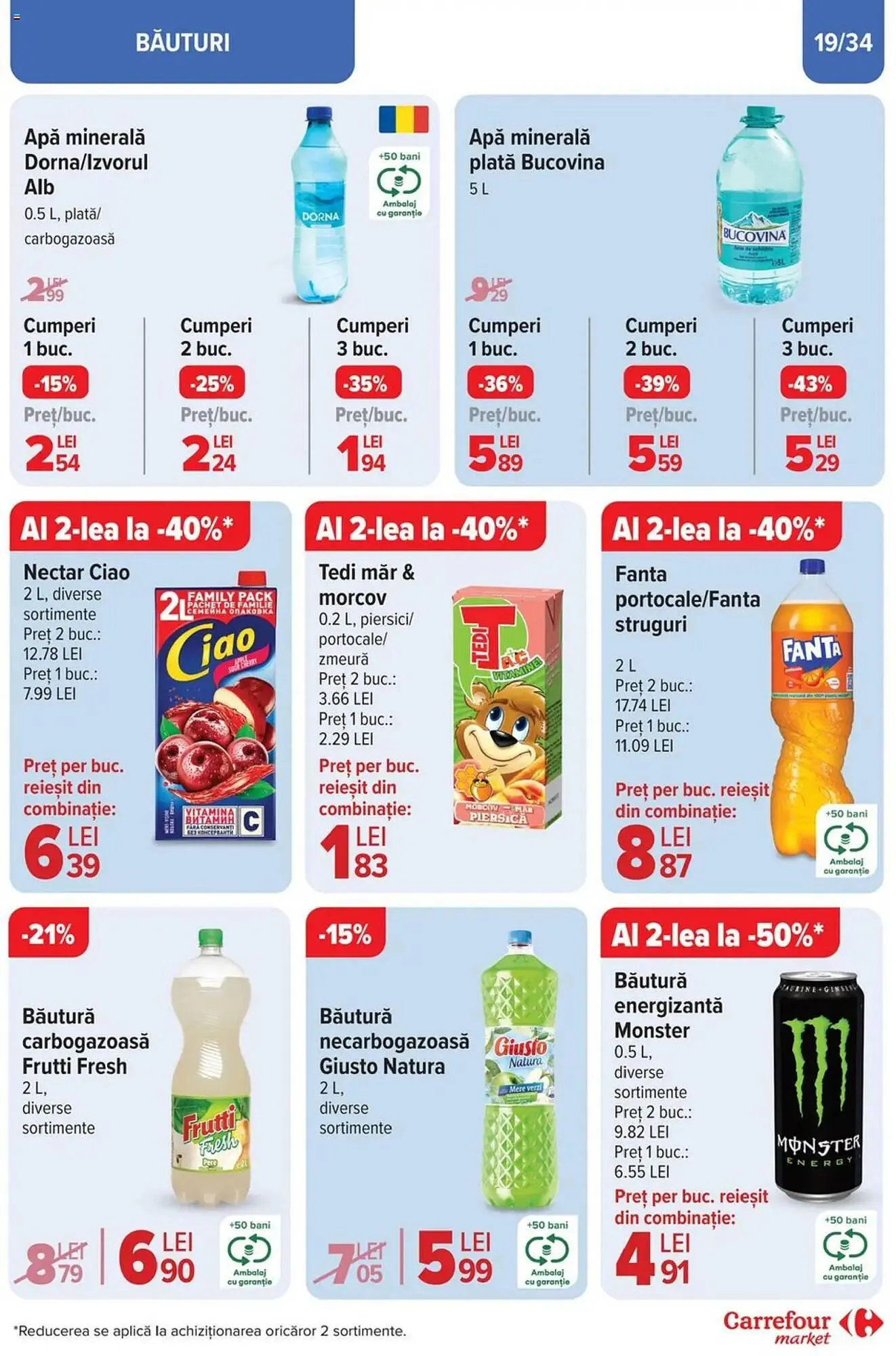 Catalog Catalog Carrefour Market de la 23 aprilie până la 6 mai 2025 - Revista Pagina 19