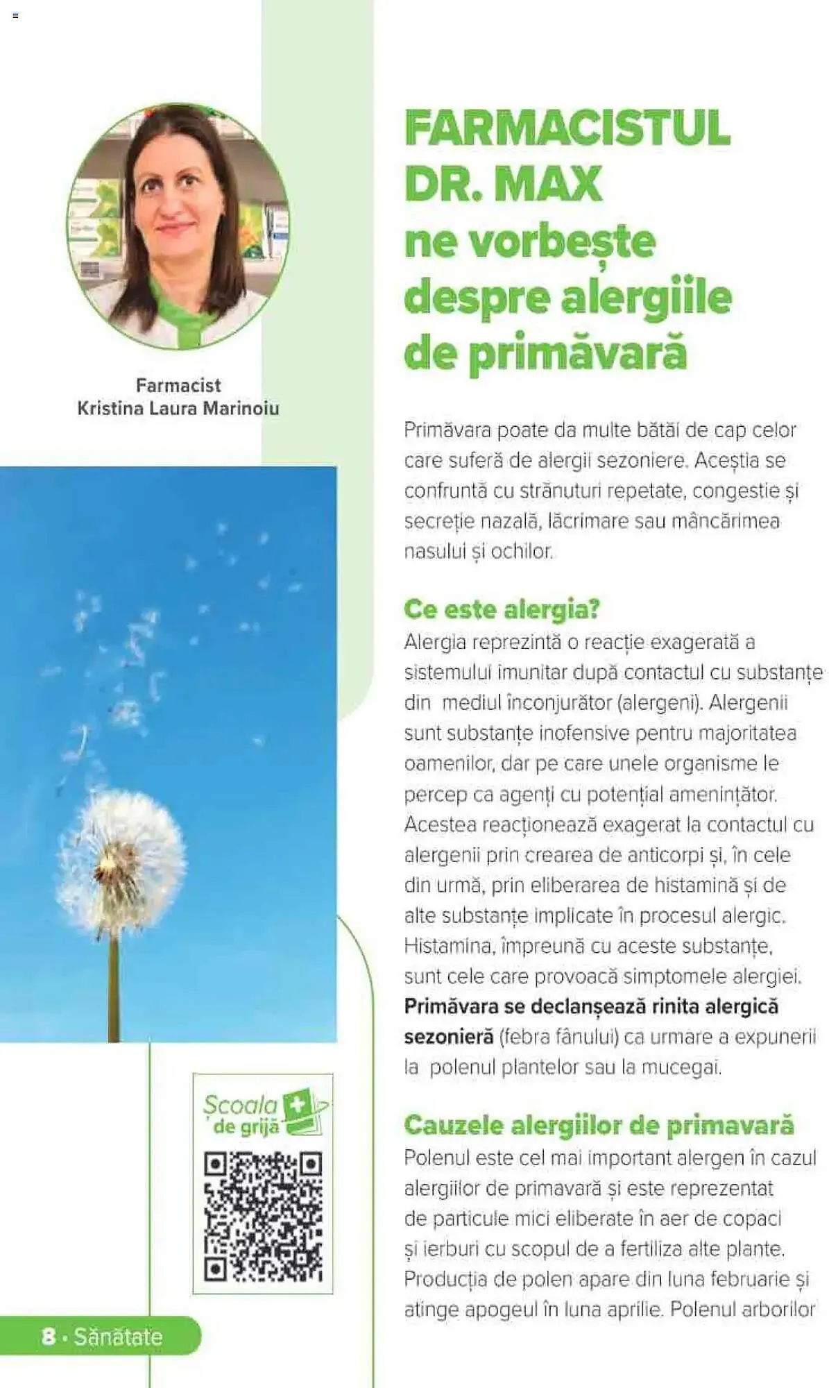 Catalog Catalog Dr.Max de la 1 martie până la 31 mai 2025 - Revista Pagina 8