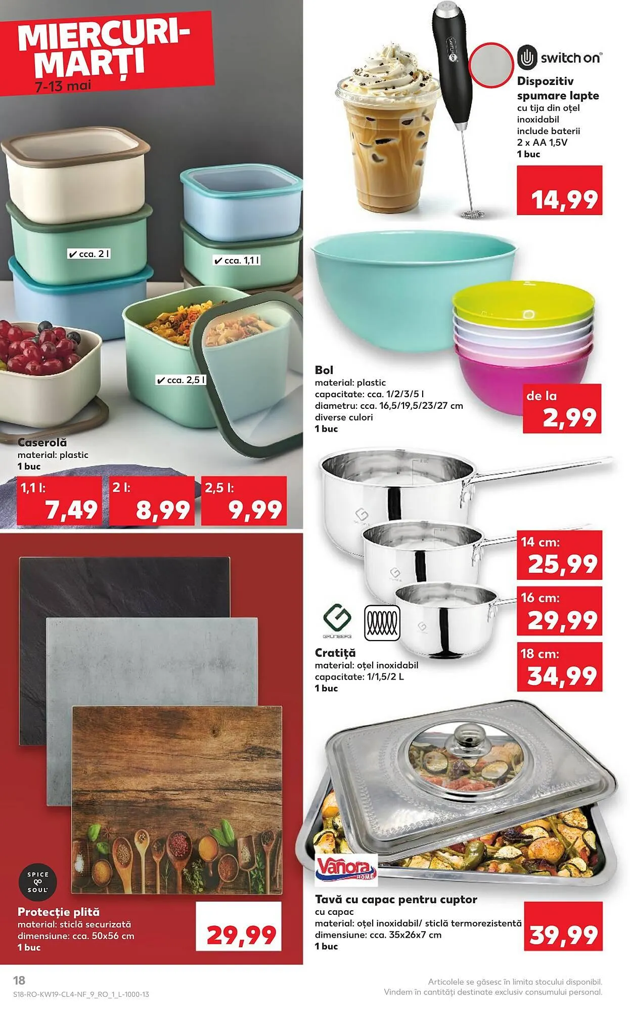 Catalog Catalog Kaufland de la 7 mai până la 13 mai 2025 - Revista Pagina 18