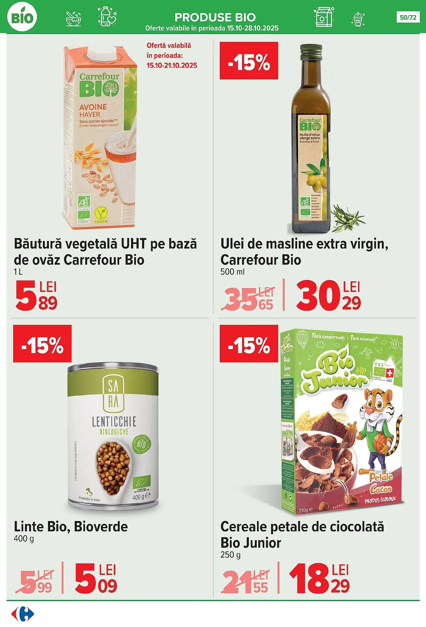 Catalog Catalog Carrefour de la 15 octombrie până la 4 noiembrie 2025 - Revista Pagina 52