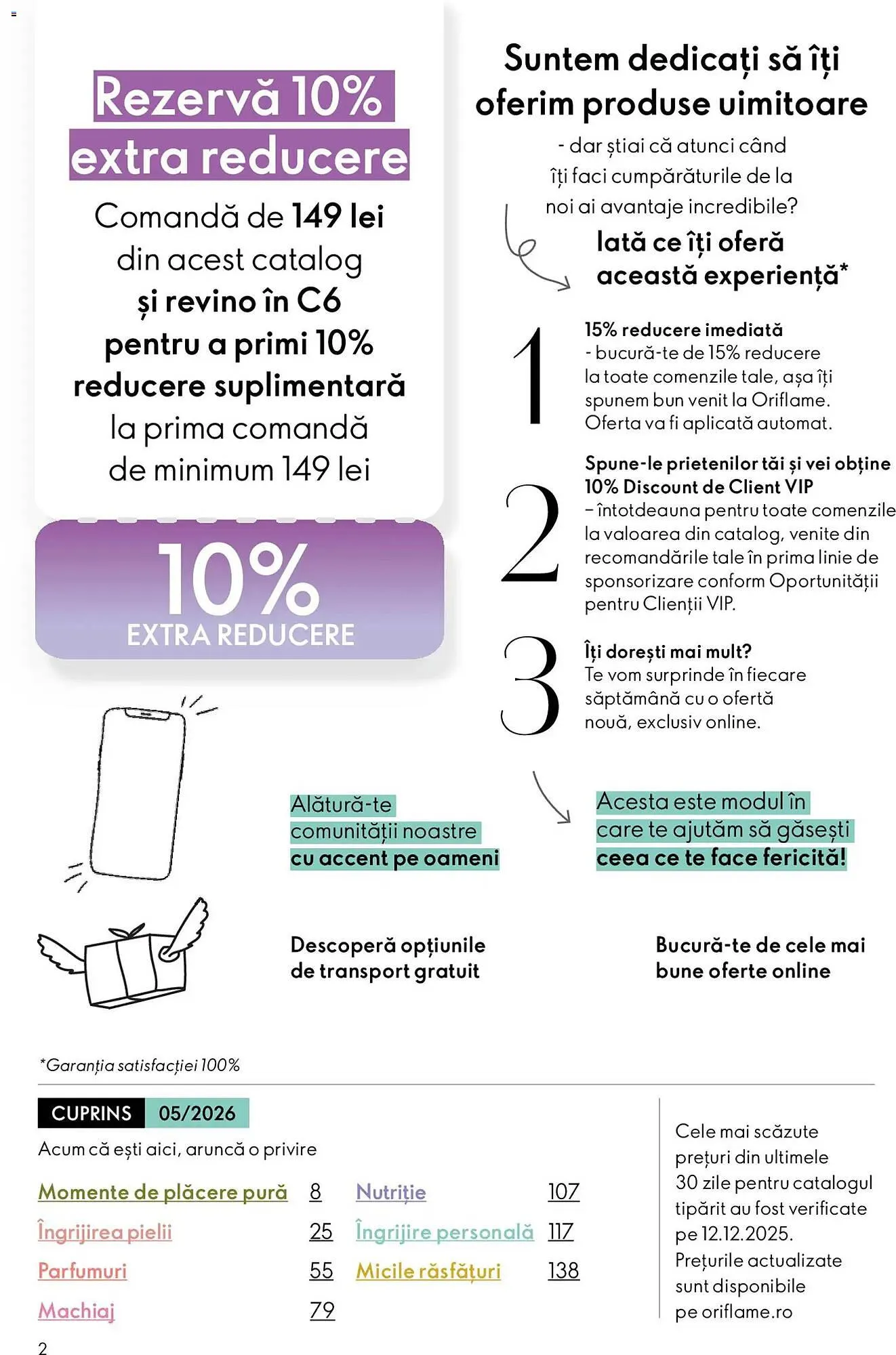 Catalog Catalog Oriflame de la 24 martie până la 14 aprilie 2026 - Revista Pagina 2