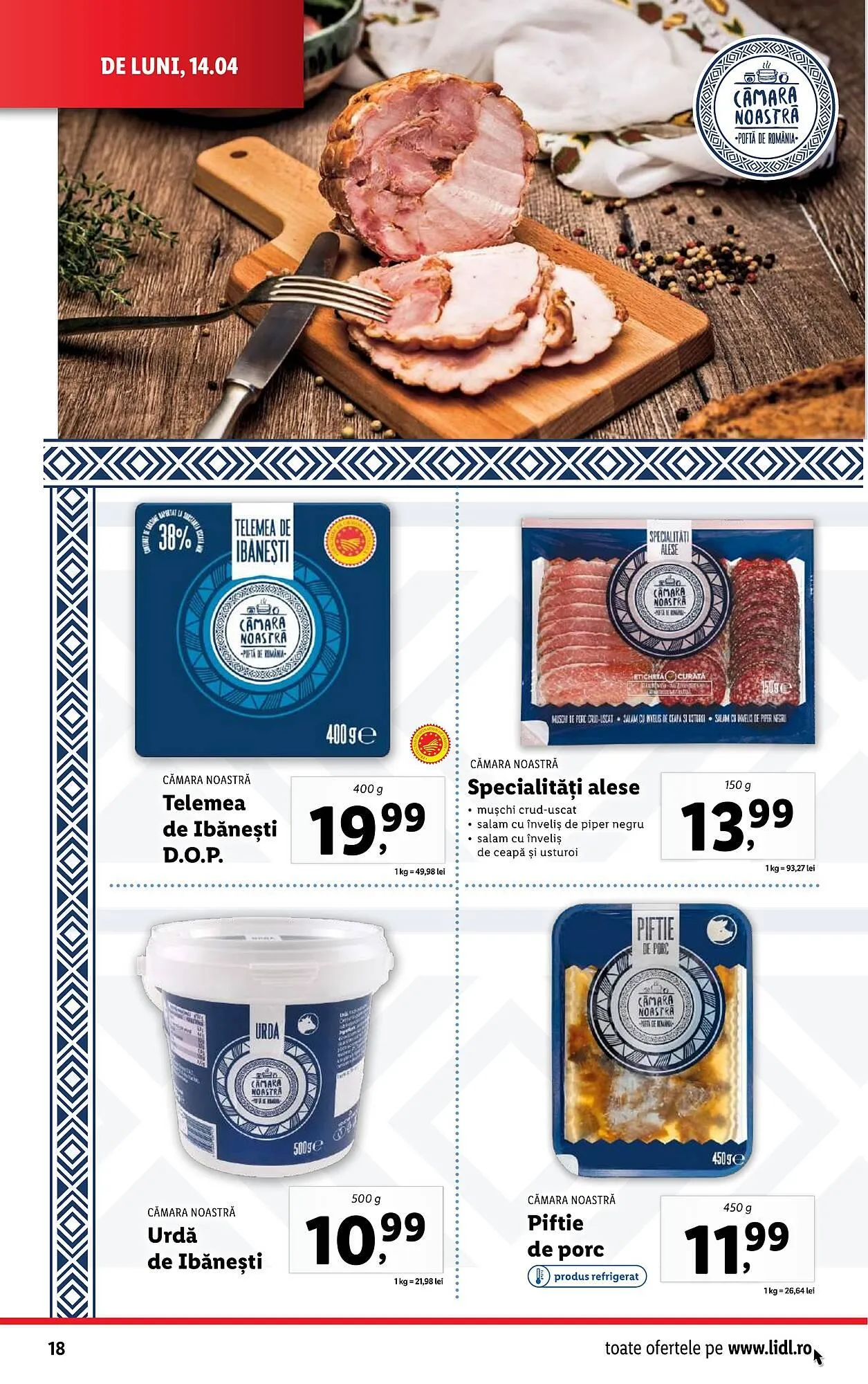 Catalog Catalog Lidl de la 14 aprilie până la 19 aprilie 2025 - Revista Pagina 18