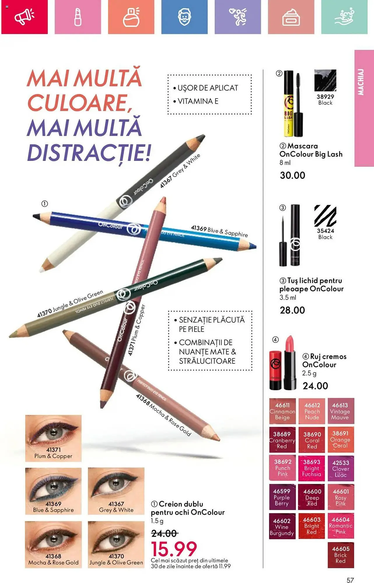 Catalog Catalog Oriflame de la 19 ianuarie până la 8 februarie 2025 - Revista Pagina 57