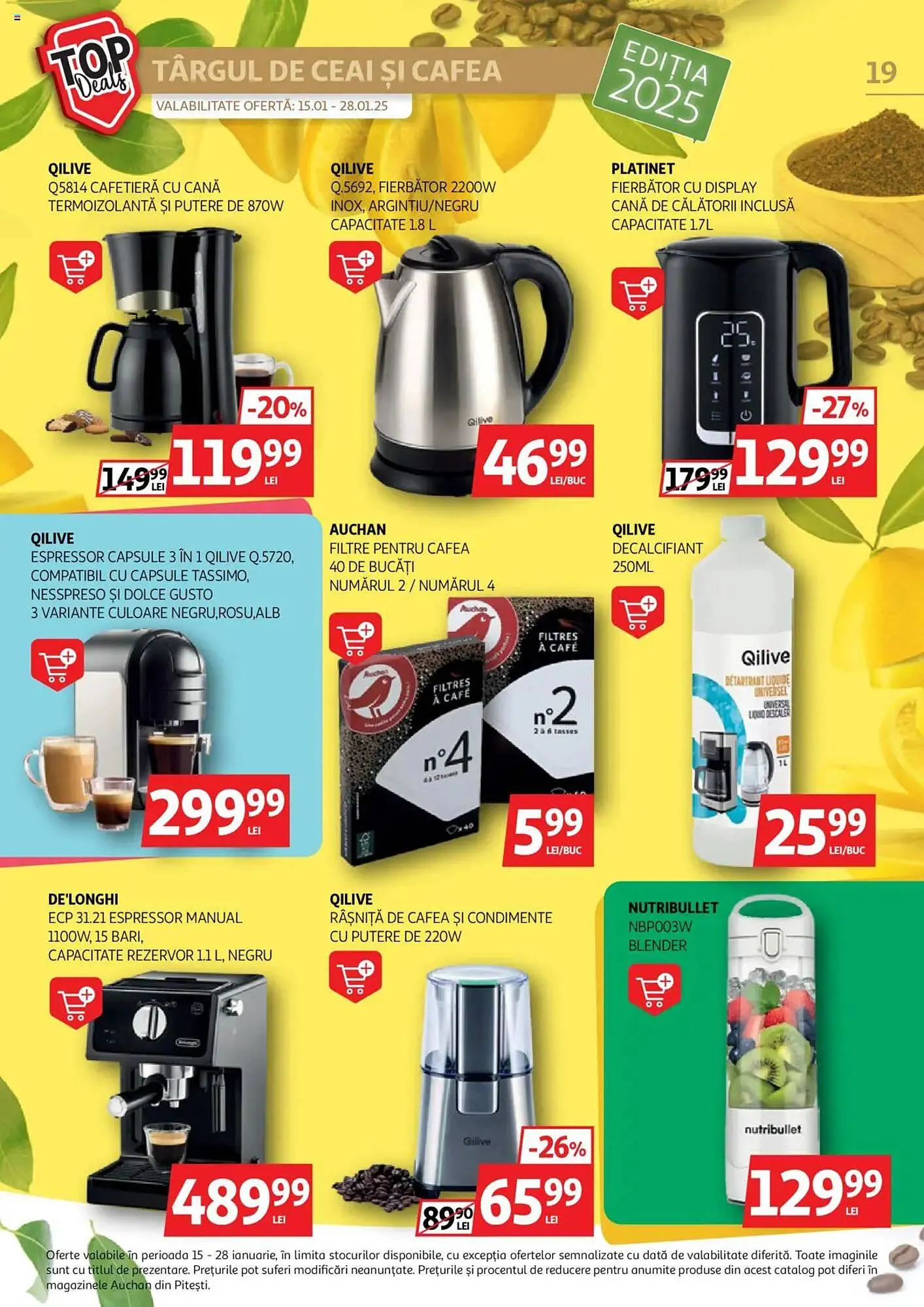 Catalog Catalog Auchan de la 15 ianuarie până la 28 ianuarie 2025 - Revista Pagina 19