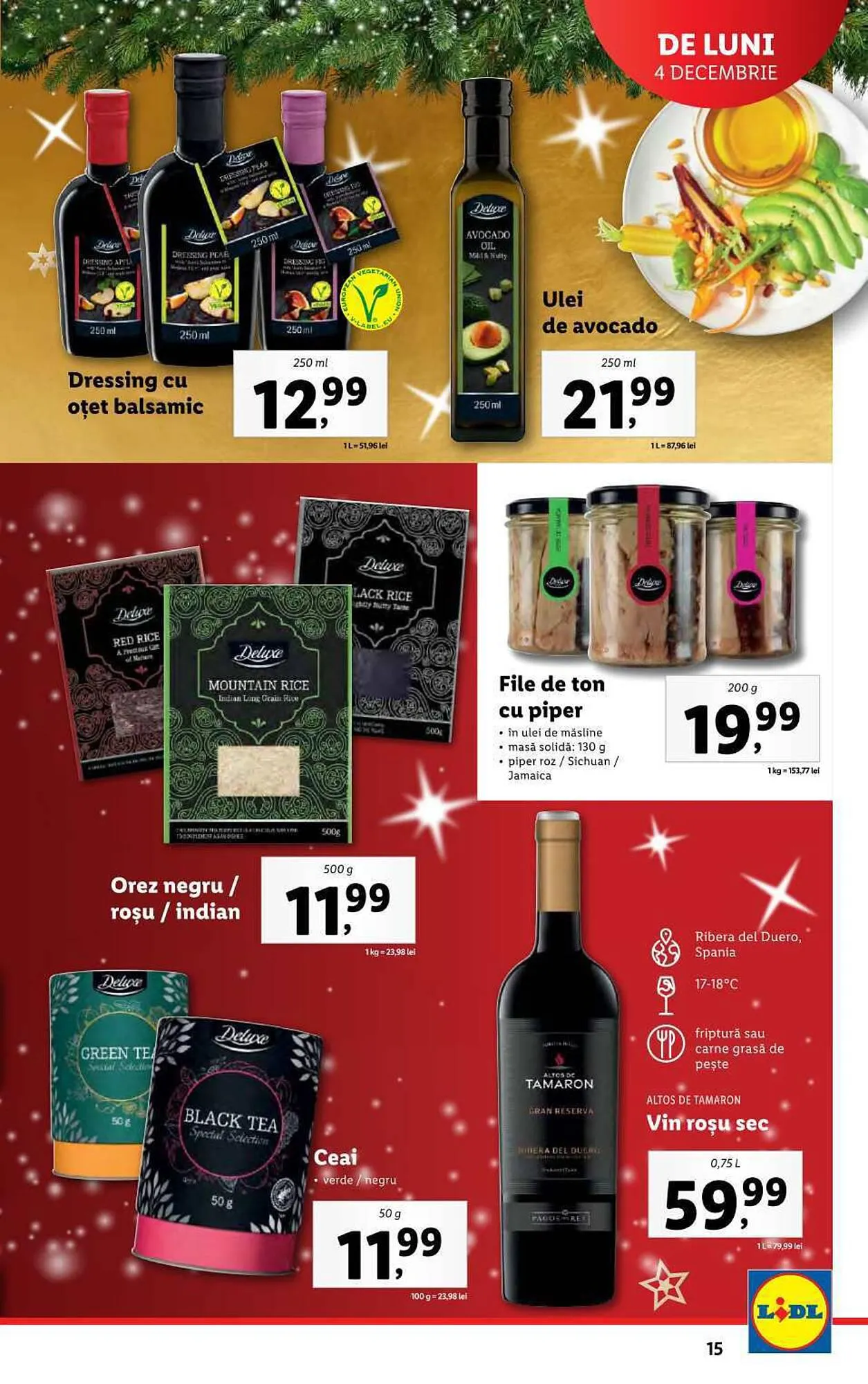 Catalog Lidl catalog de la 4 decembrie până la 10 decembrie 2023 - Revista Pagina 15