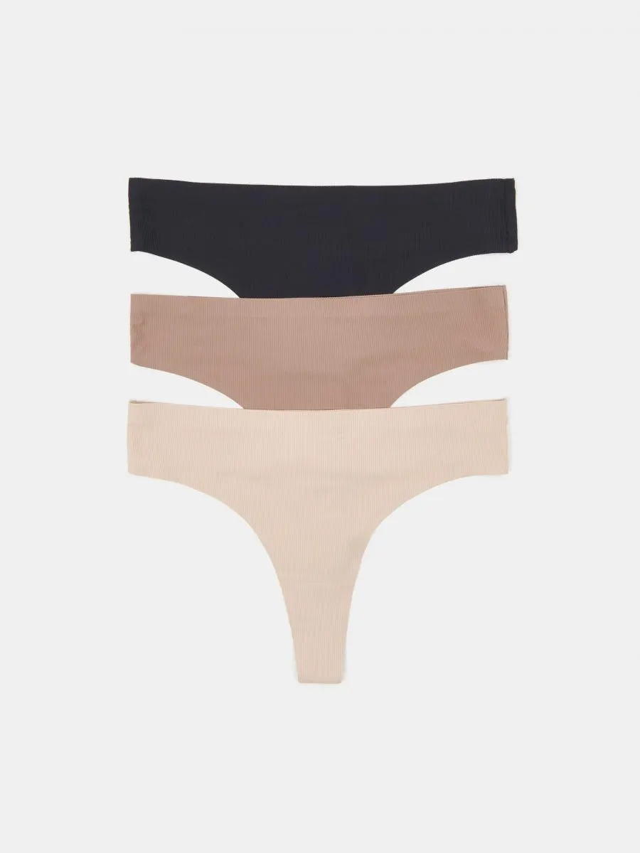 Set de 3 perechi de chiloți fără cusături