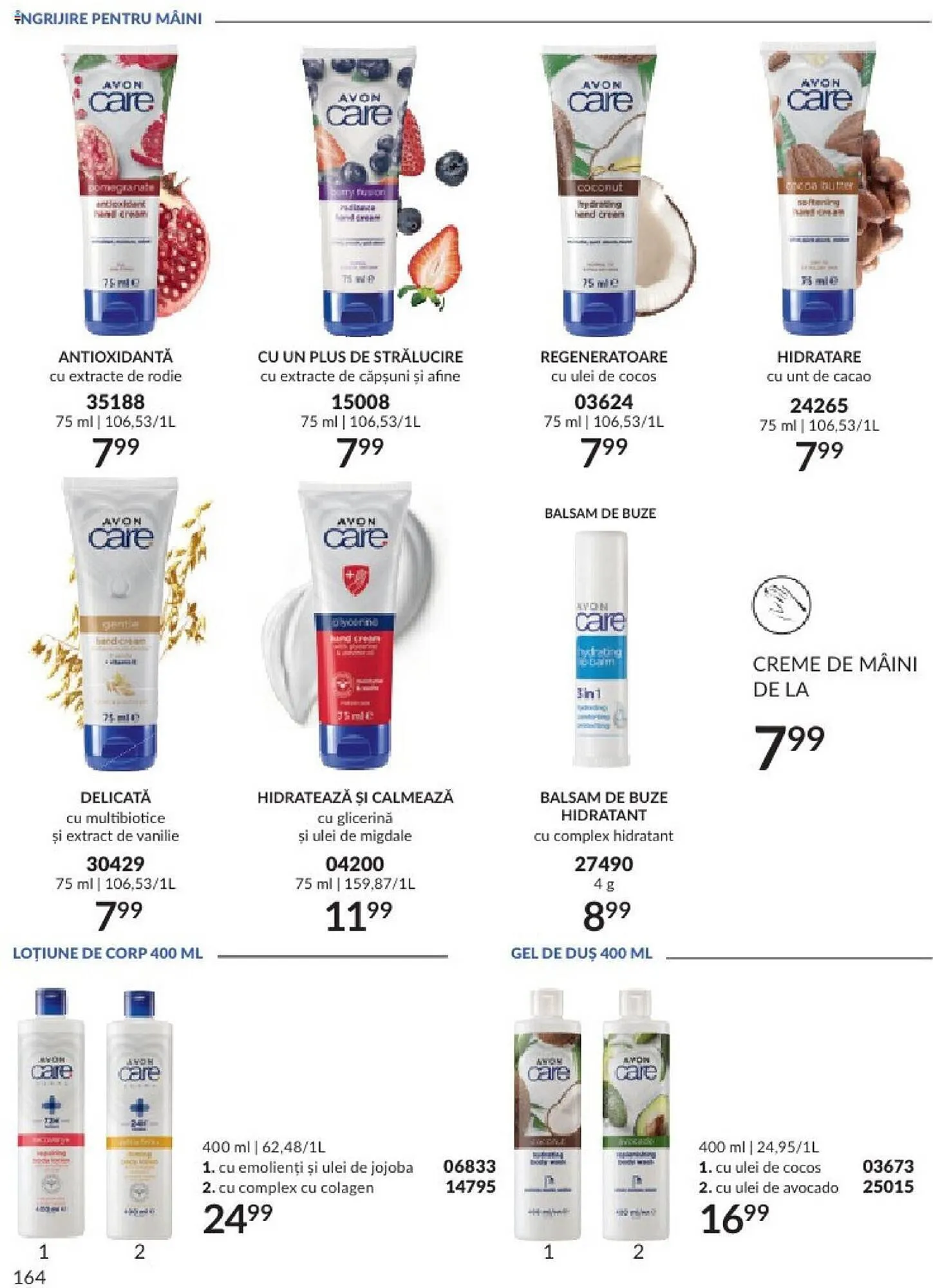 Catalog Avon catalog de la 1 octombrie până la 31 octombrie 2023 - Revista Pagina 166