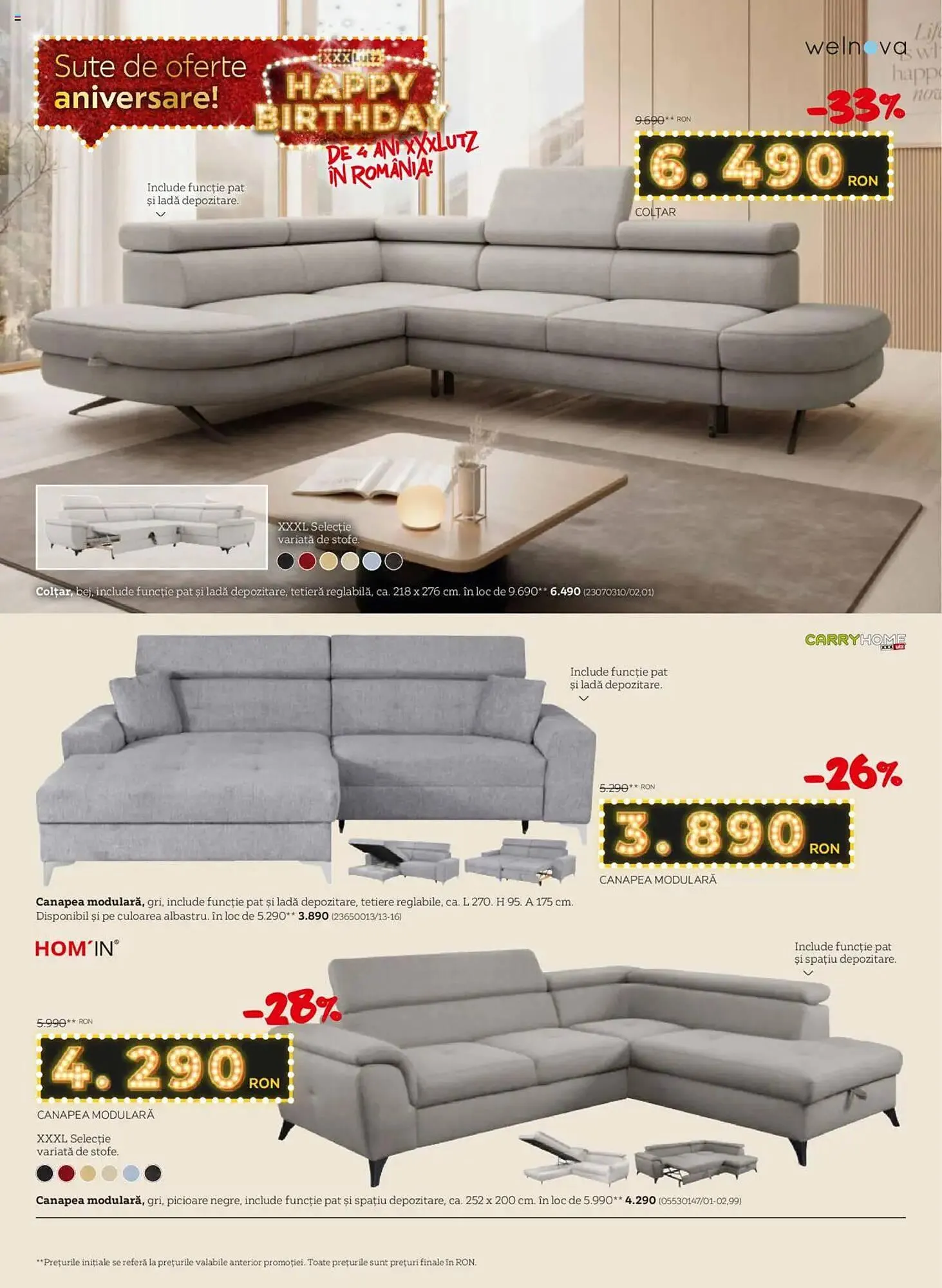 Catalog Catalog XXXLutz de la 31 martie până la 27 aprilie 2025 - Revista Pagina 4