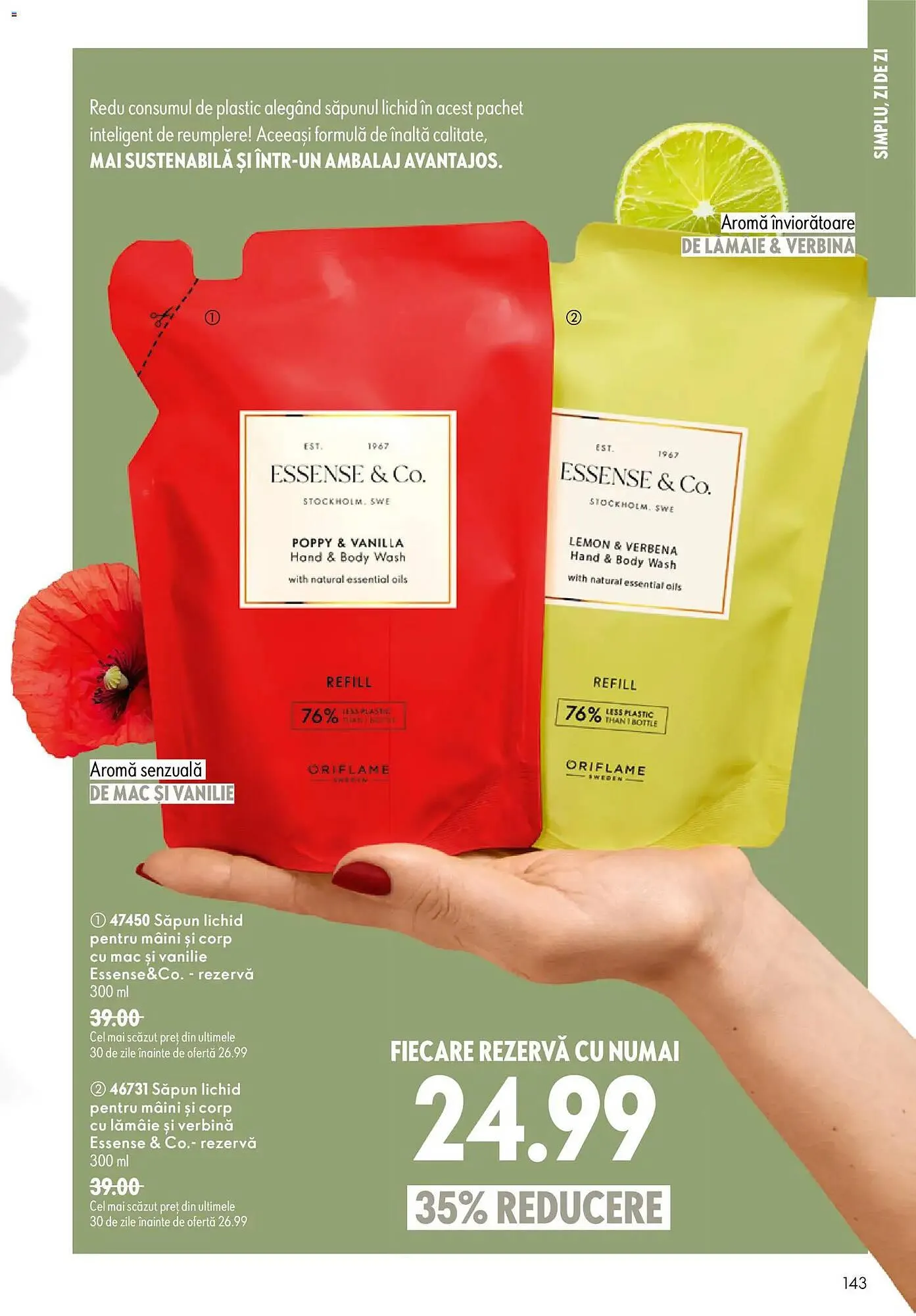 Catalog Catalog Oriflame de la 17 iunie până la 7 iulie 2026 - Revista Pagina 143