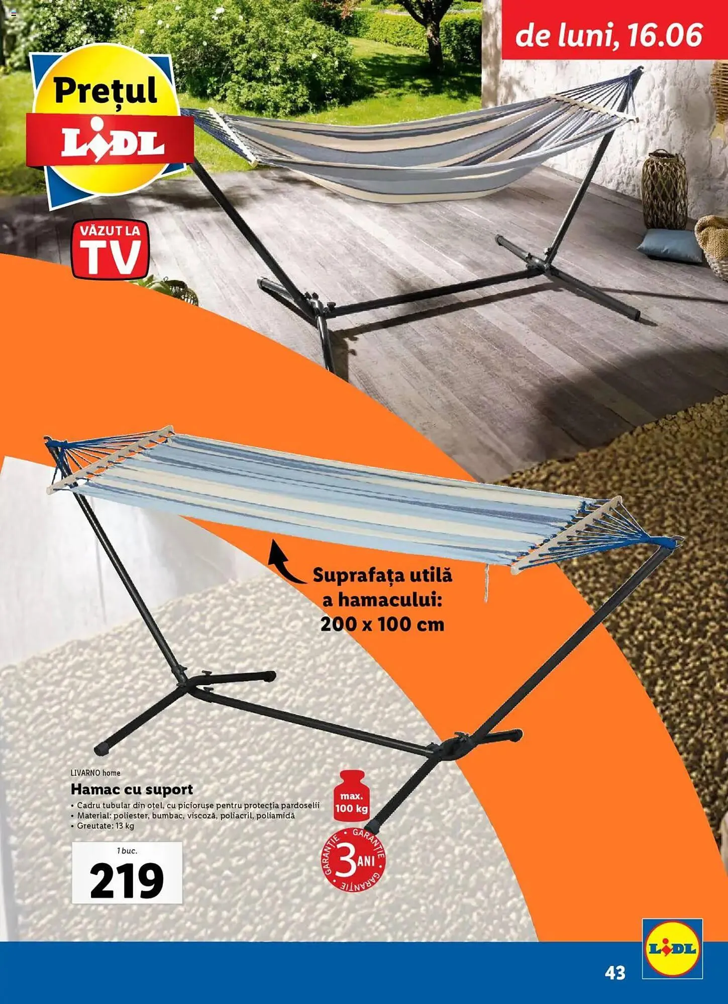 Catalog Catalog Lidl de la 18 mai până la 6 iulie 2025 - Revista Pagina 43